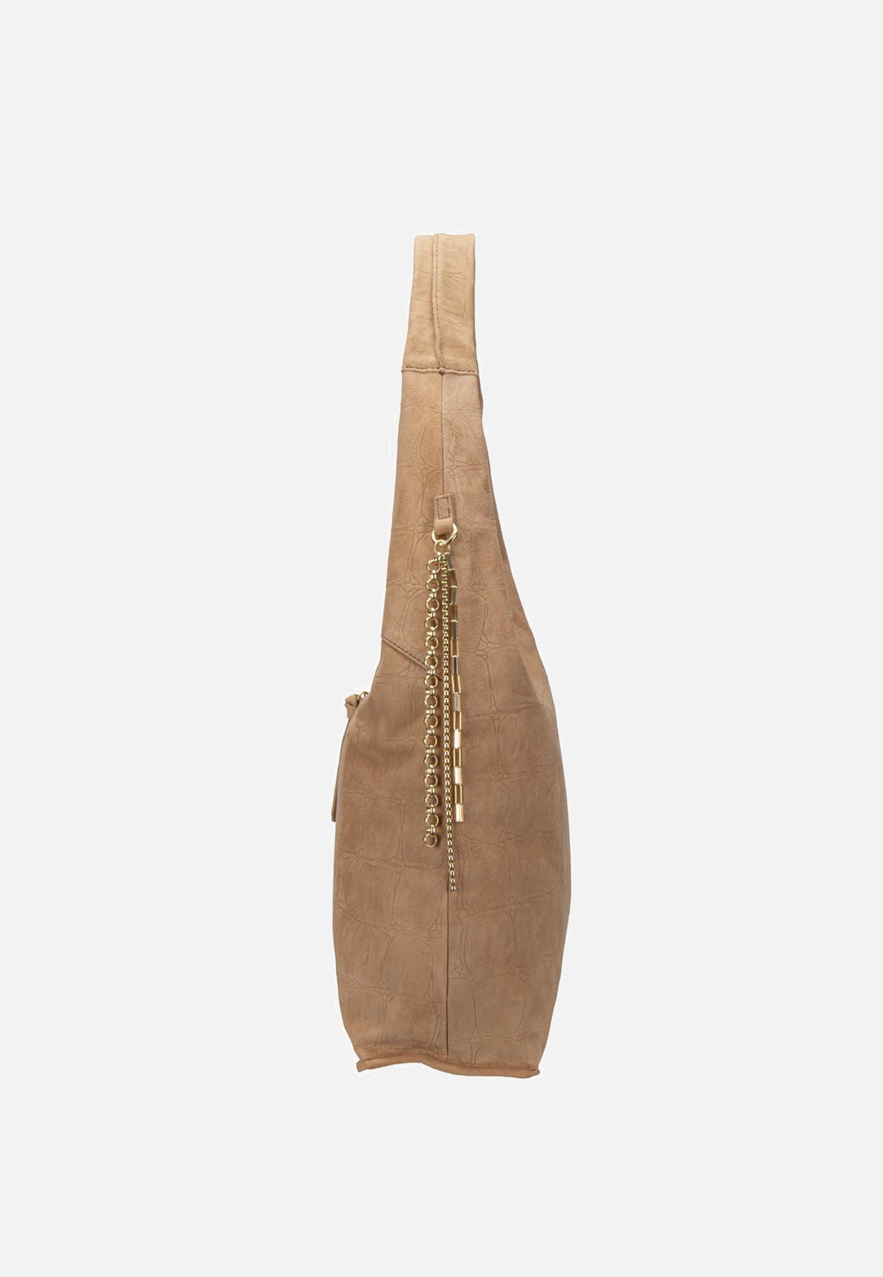 Fredsbruder - Velvet Wild Hobo Camel - Hobo Bag | Women-Image