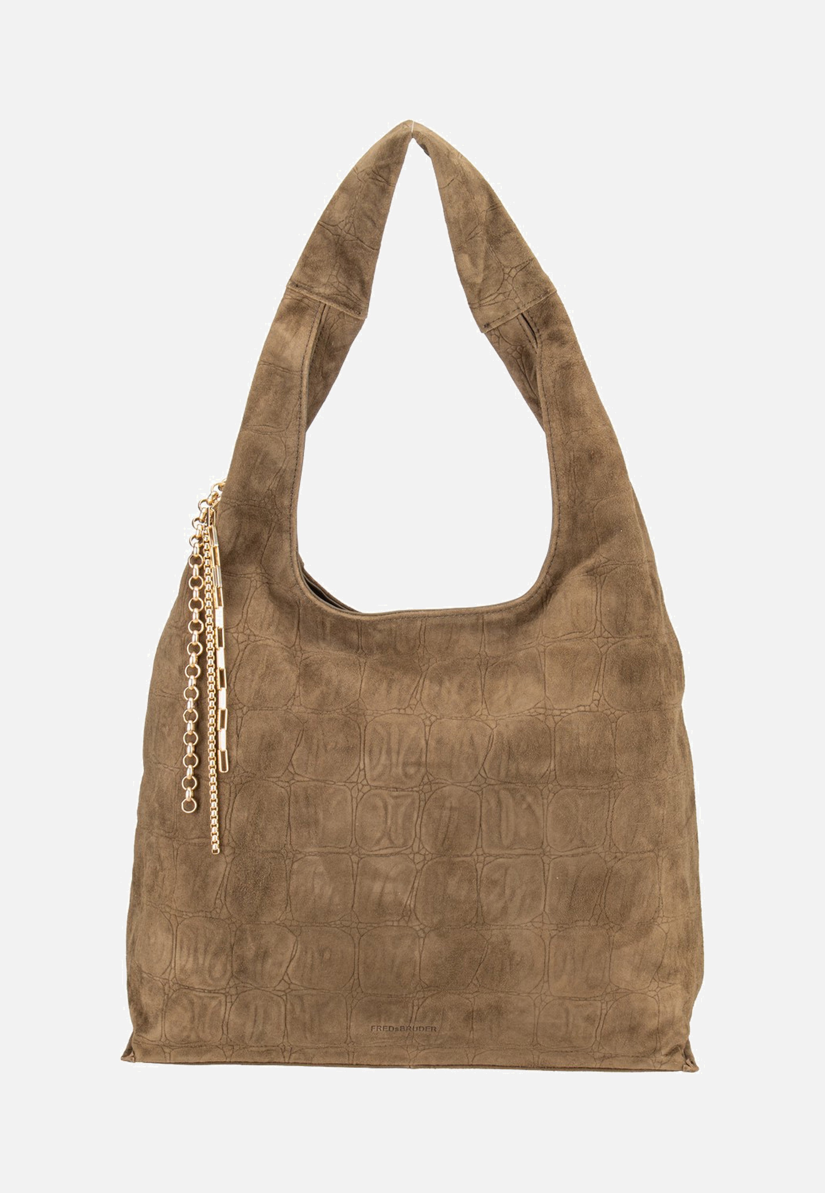 Fredsbruder - Velvet Wild Hobo Khaki - Hobo Bag | Women-Image