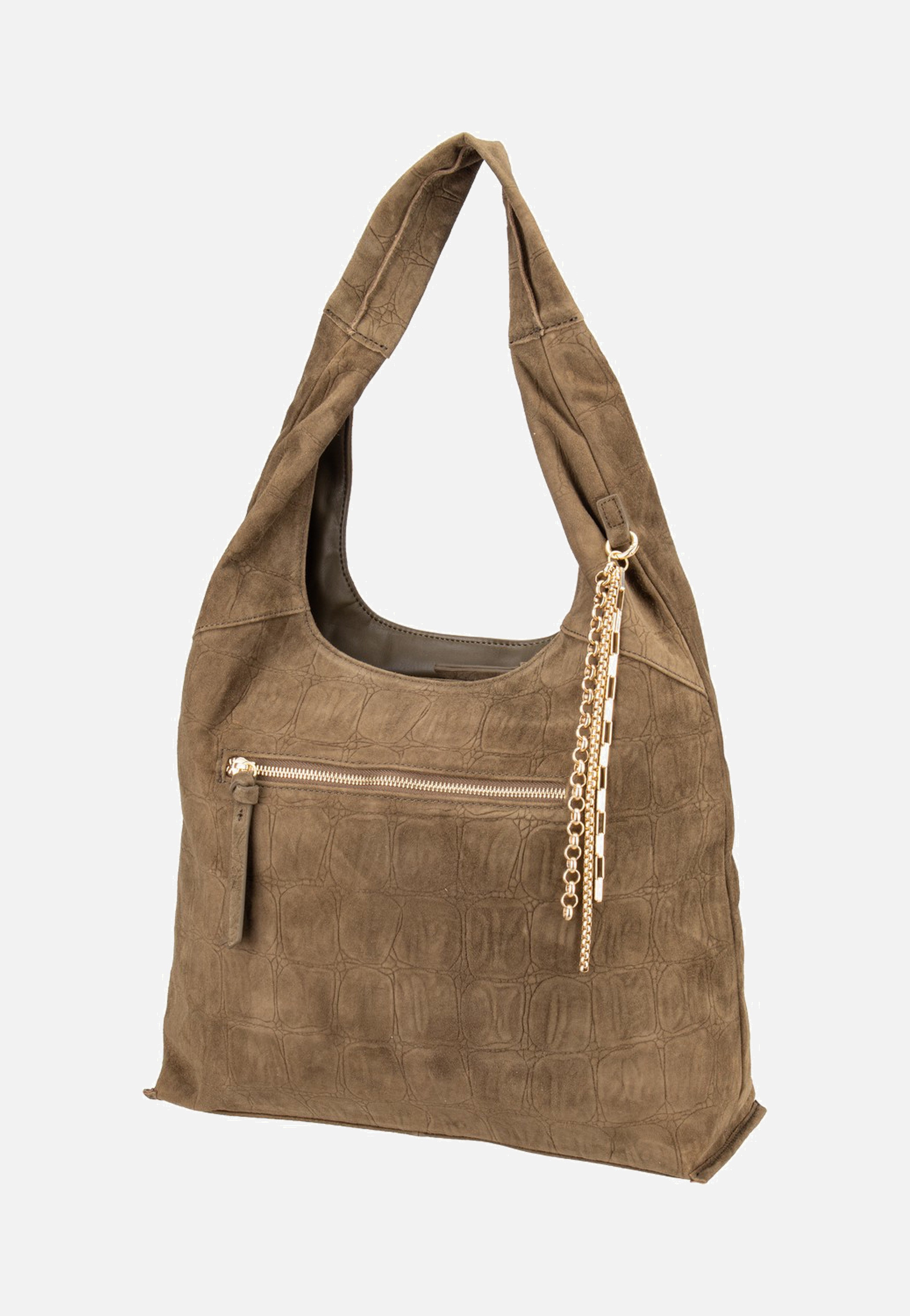 Fredsbruder - Velvet Wild Hobo Khaki - Hobo Bag | Women-Image