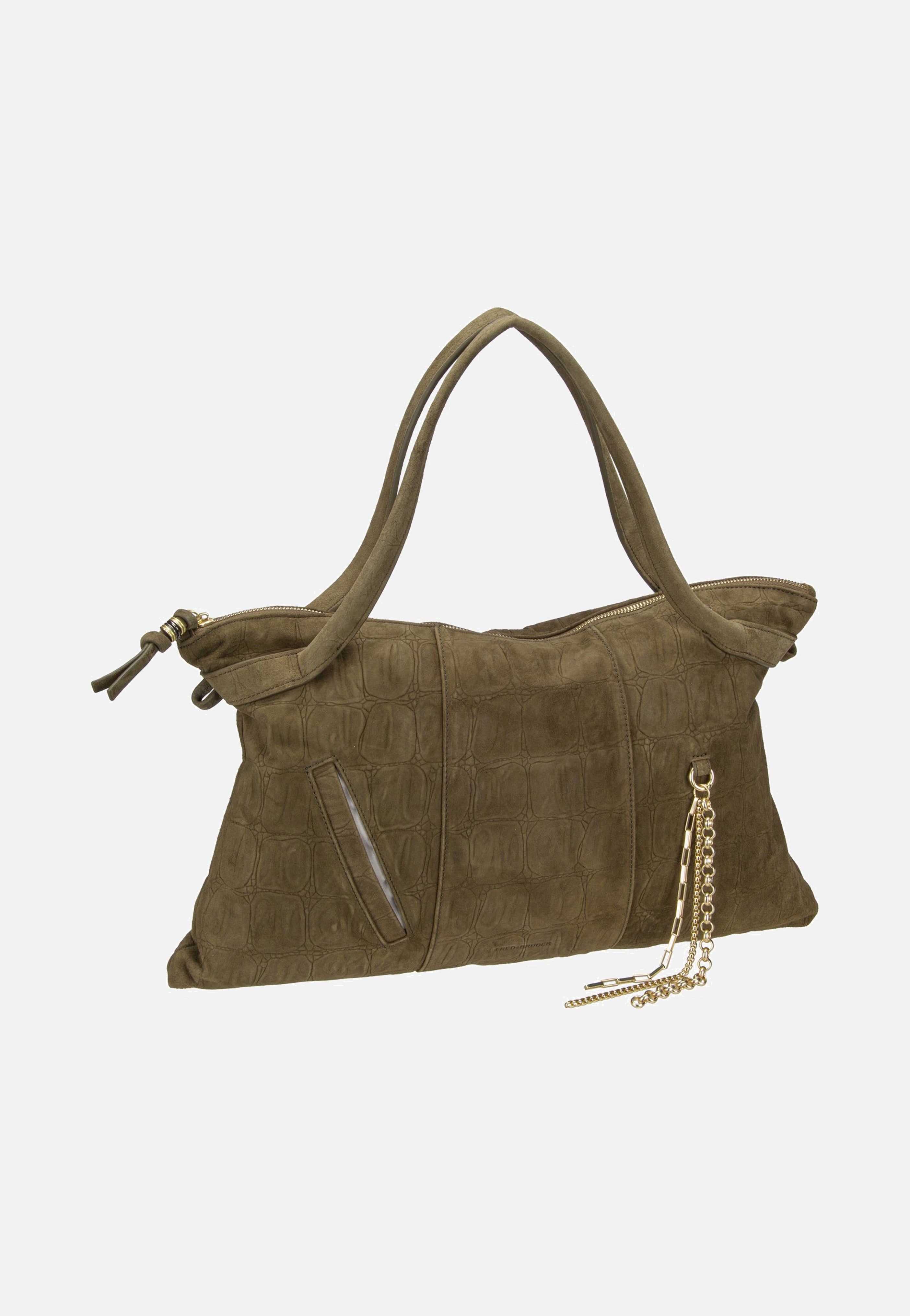 Fredsbruder Velvet Wild Khaki Shoulder Bag