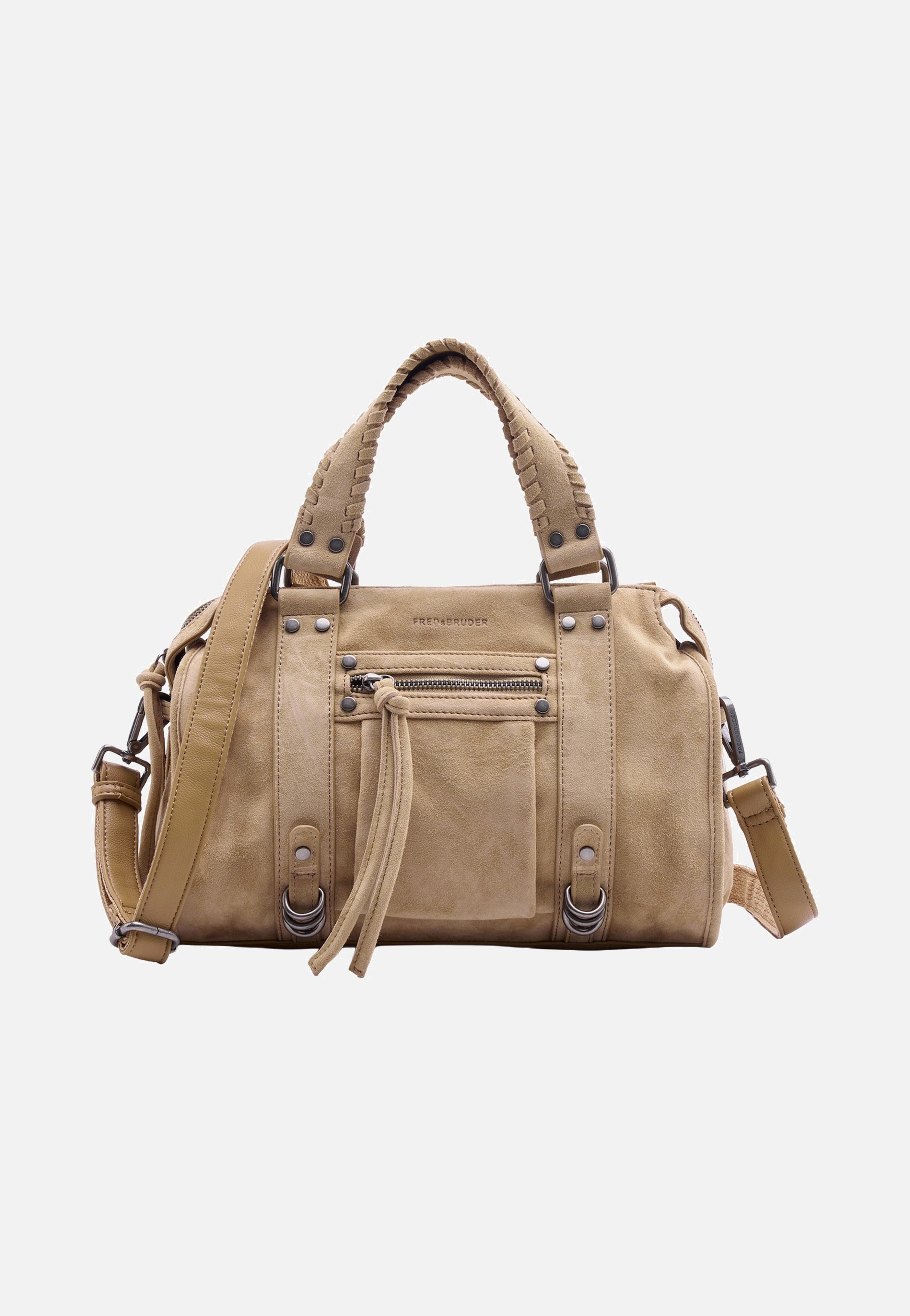 Fredsbruder - Whipstitch Soul Bowling Bag Dark Sand - Bowling Bag | Women-Image