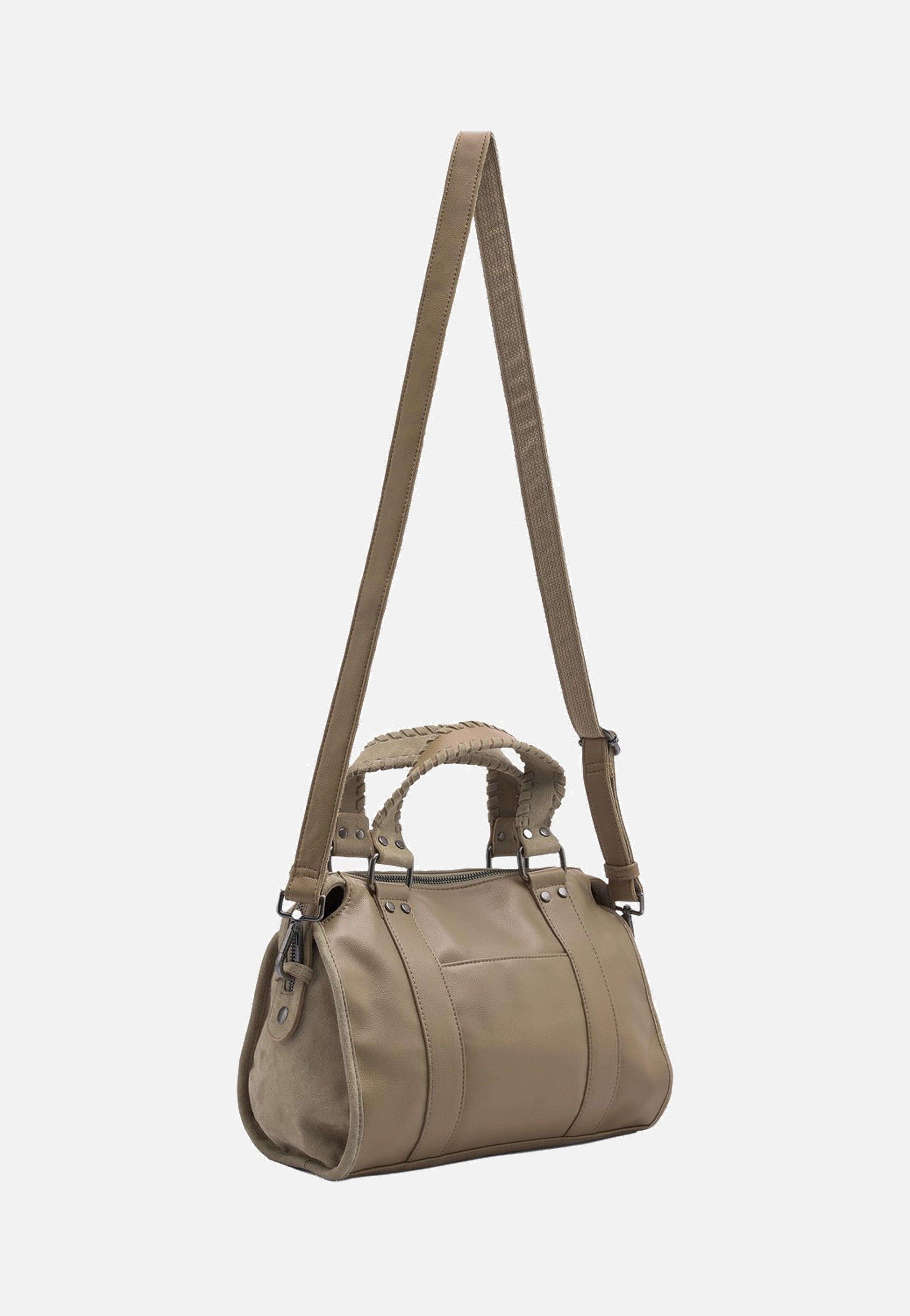 Fredsbruder - Whipstitch Soul Bowling Bag Taupe - Bowling Bag | Women-Image