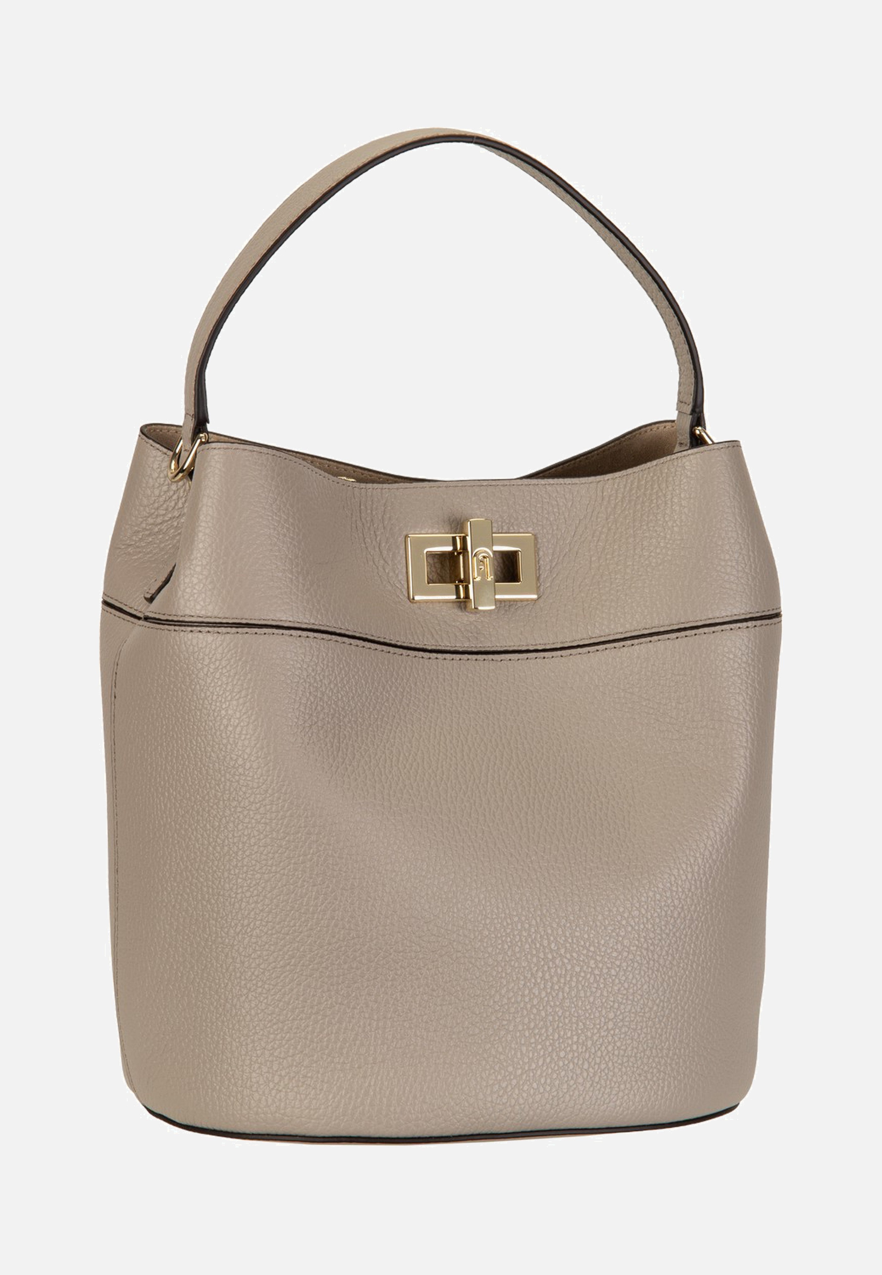 Furla Amelia M Bucket Bag Cachemire Gray Bucket Bag