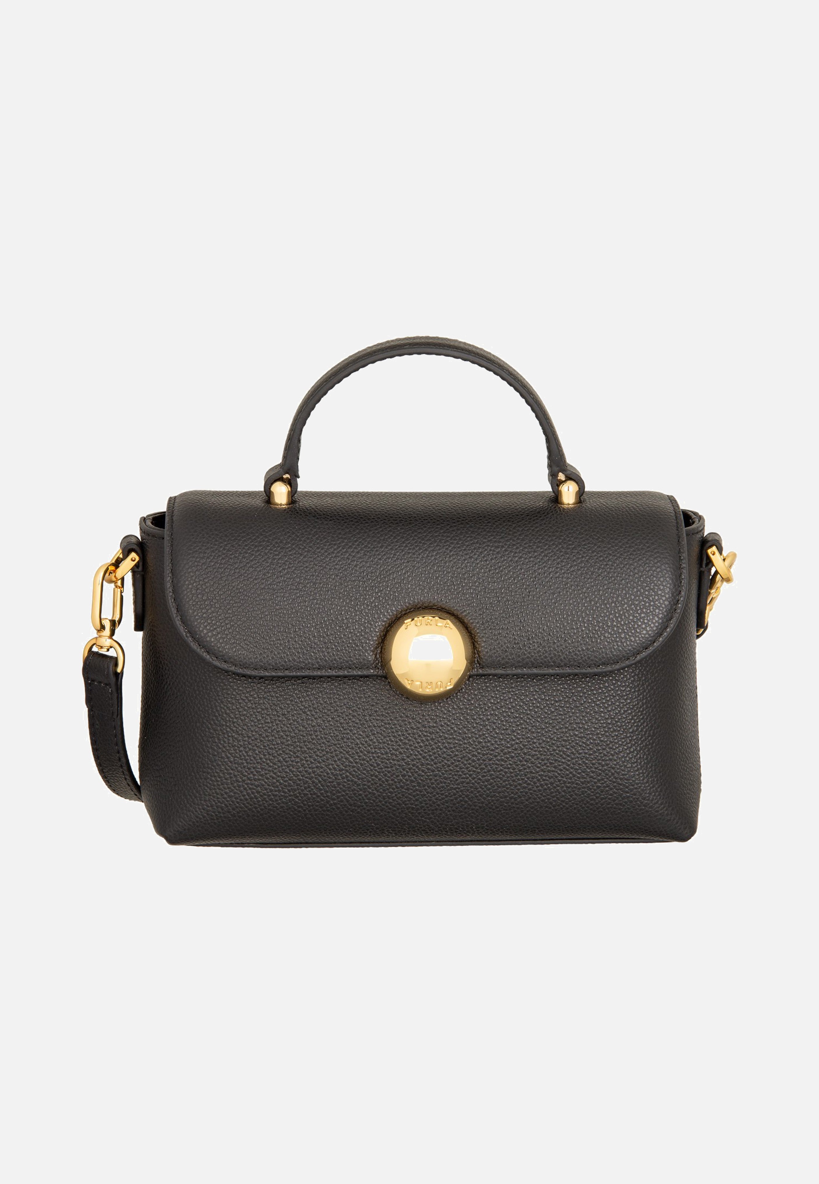 Furla Moonlight Mini Top Handl Nero Handle Bag