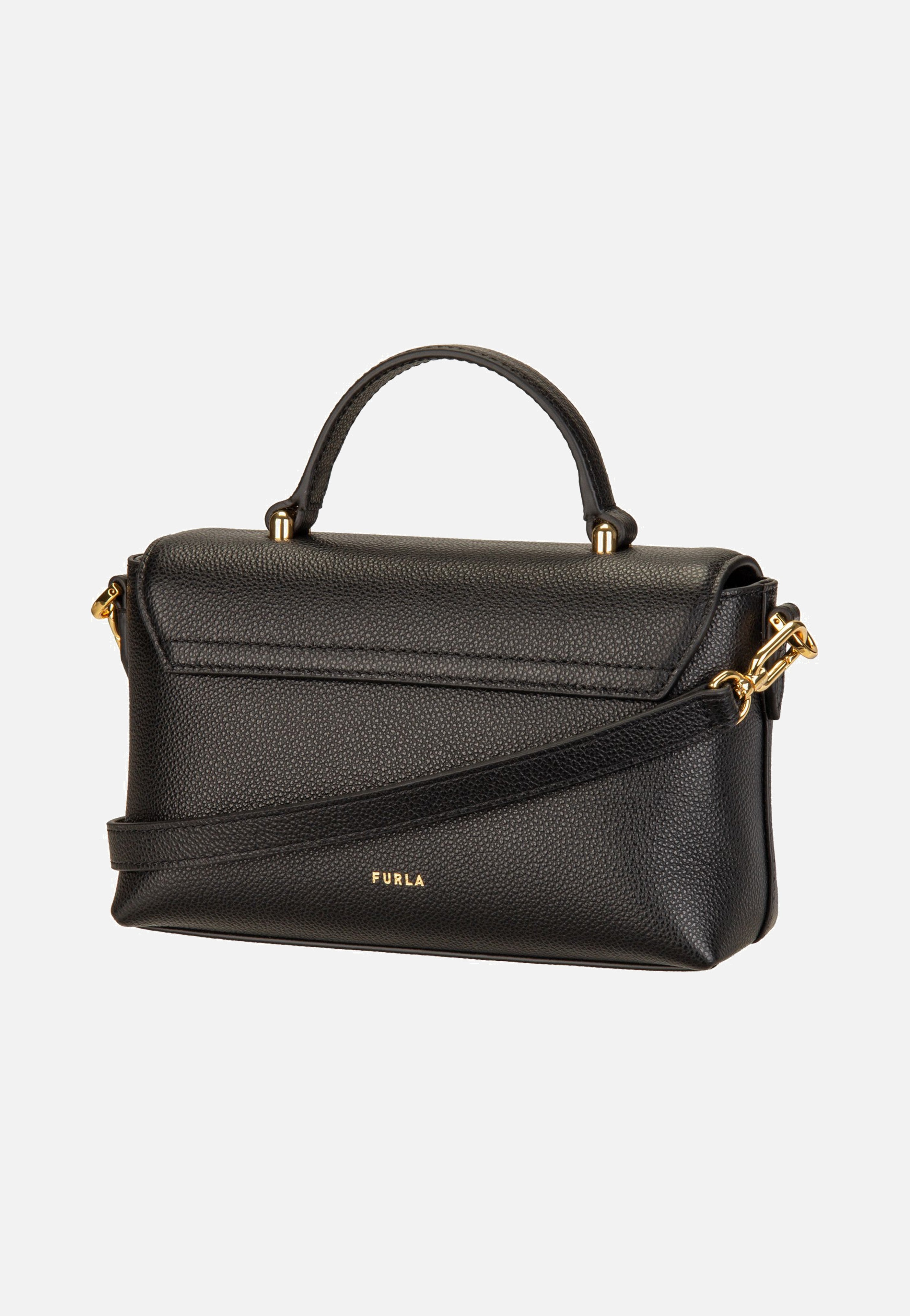 Furla Moonlight Mini Top Handl Nero Handle Bag