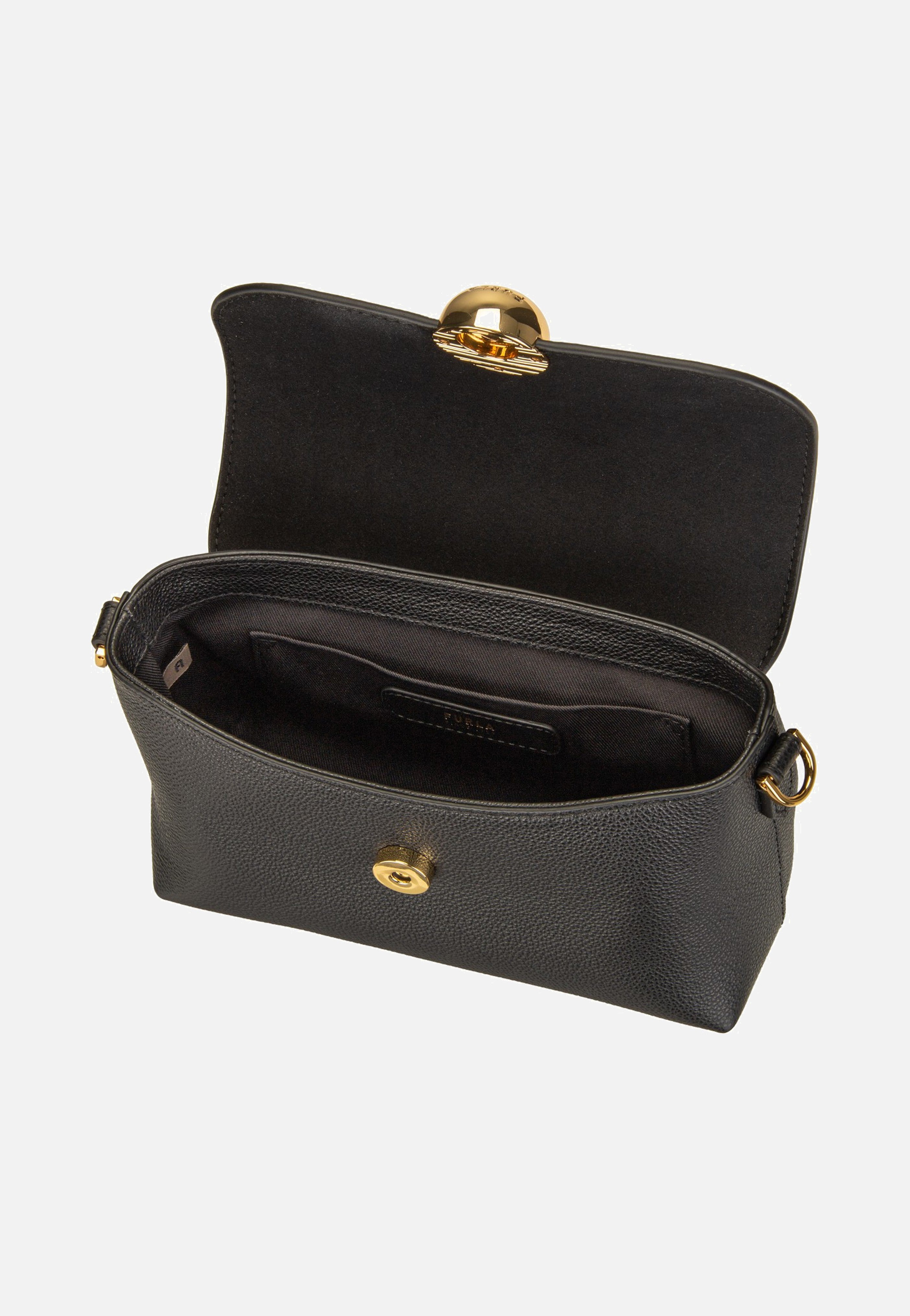 Furla Moonlight Mini Top Handl Nero Handle Bag