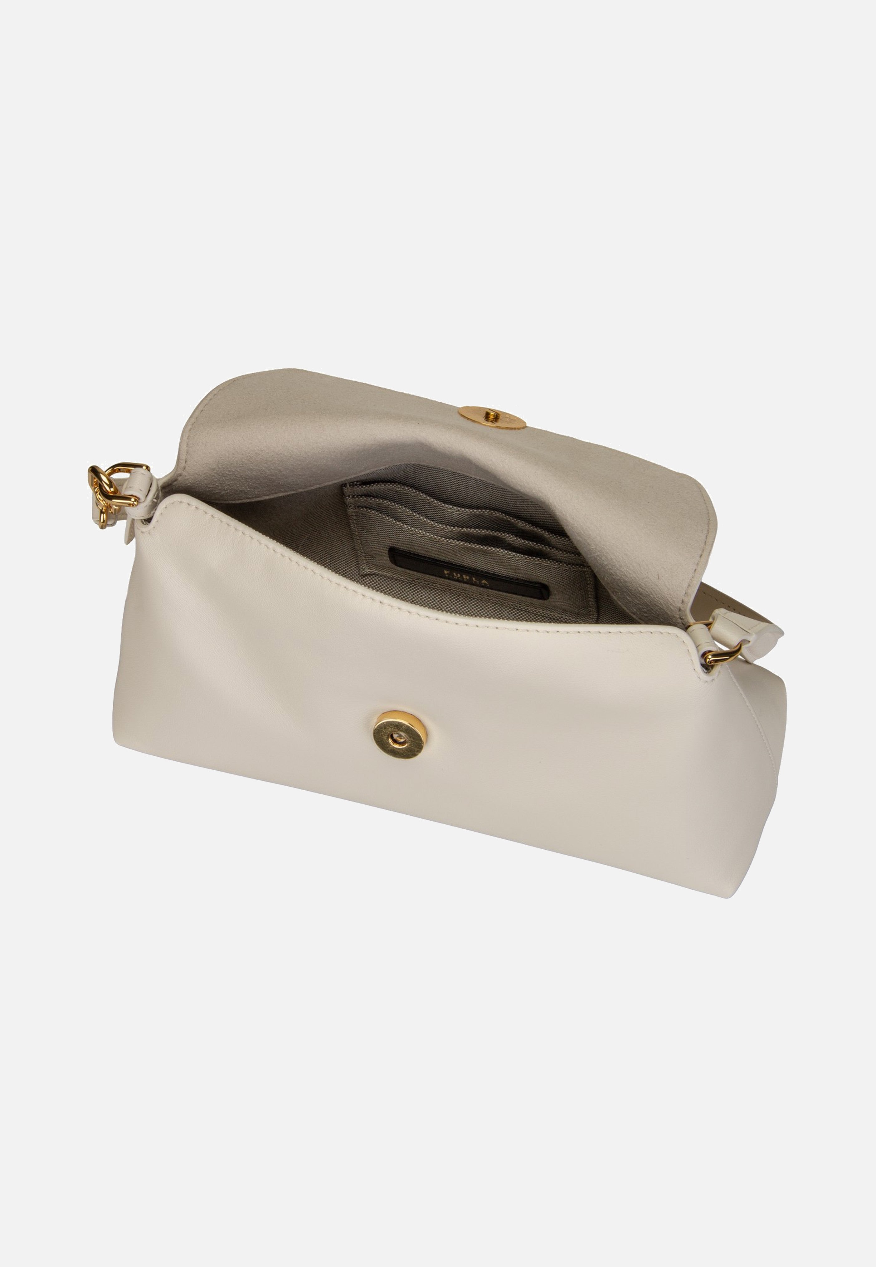 Furla Sfera Soft Mini Crossbod Panna Handle Bag
