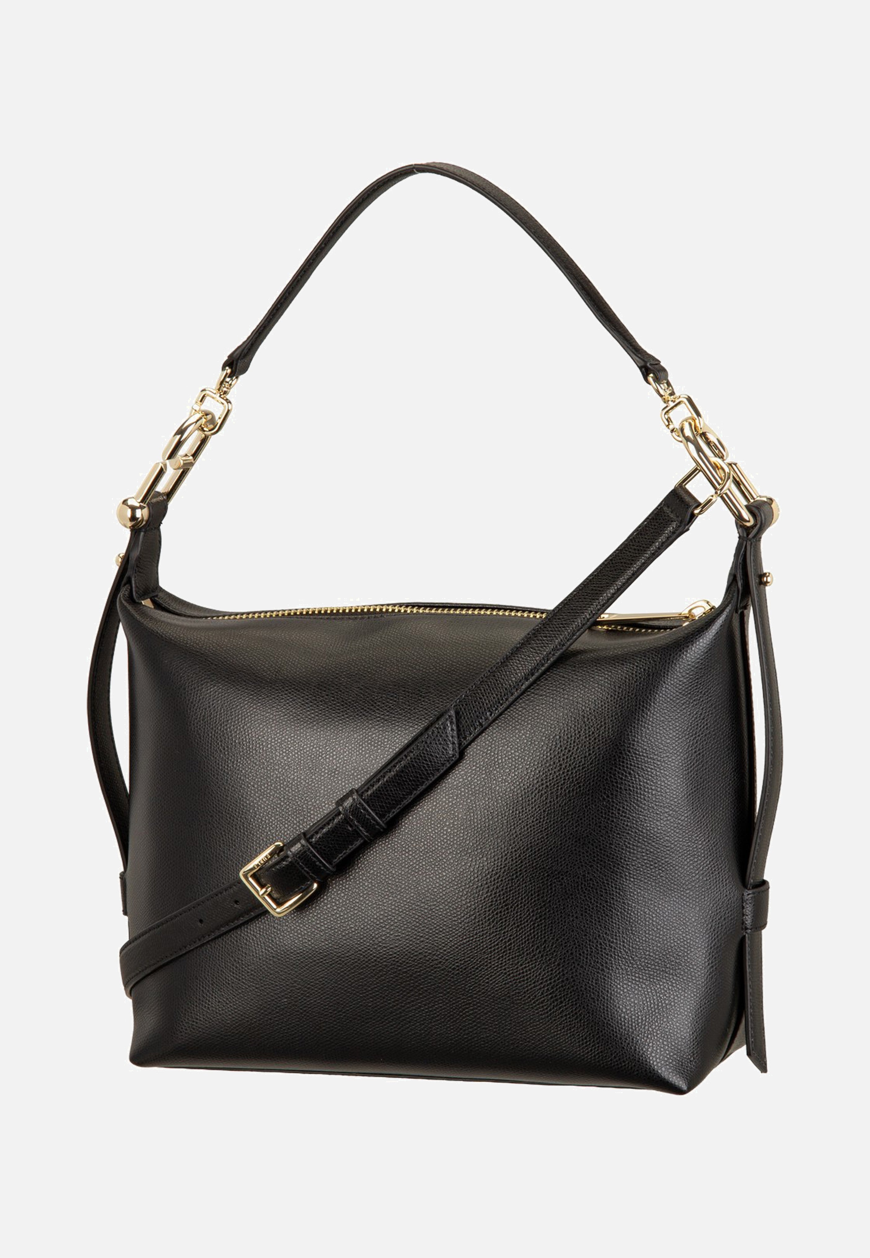 Furla Tonie M Hobo Nero Shoulder Bag