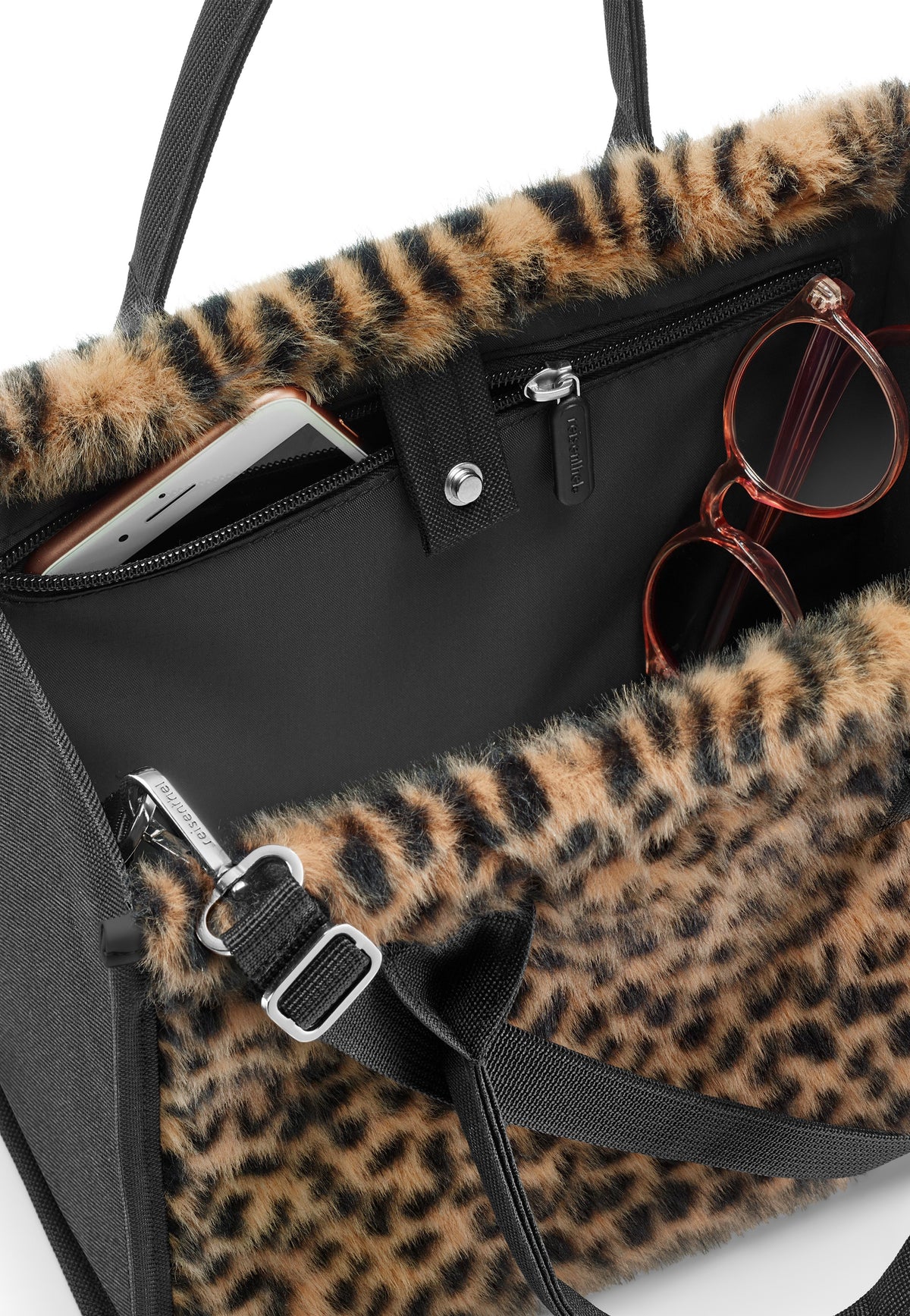 reisenthel Daily Shopper XS Leo Fake Fur Sac fourre-tout