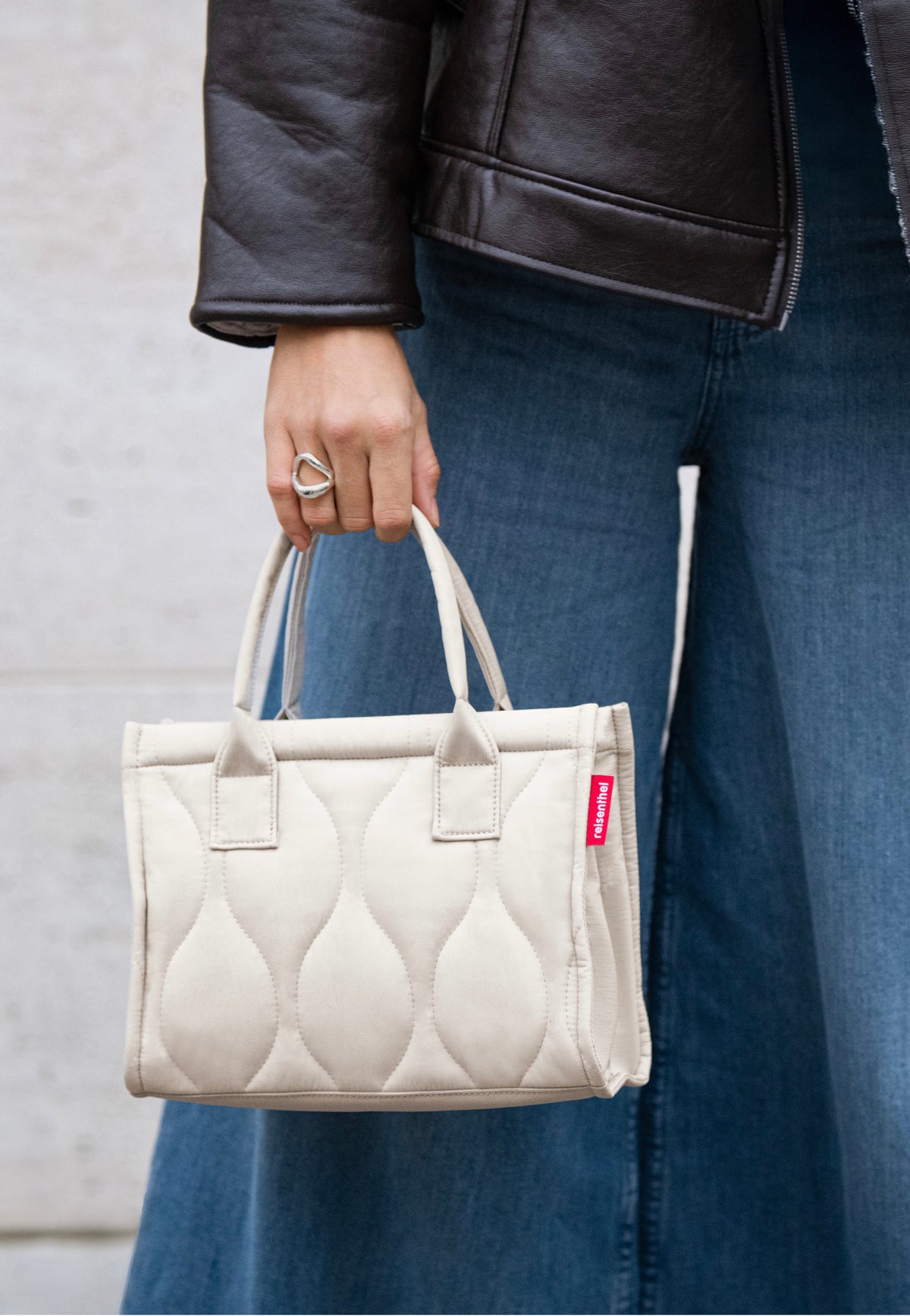 reisenthel Daily Shopper XS Puffer Stone Borsa tote