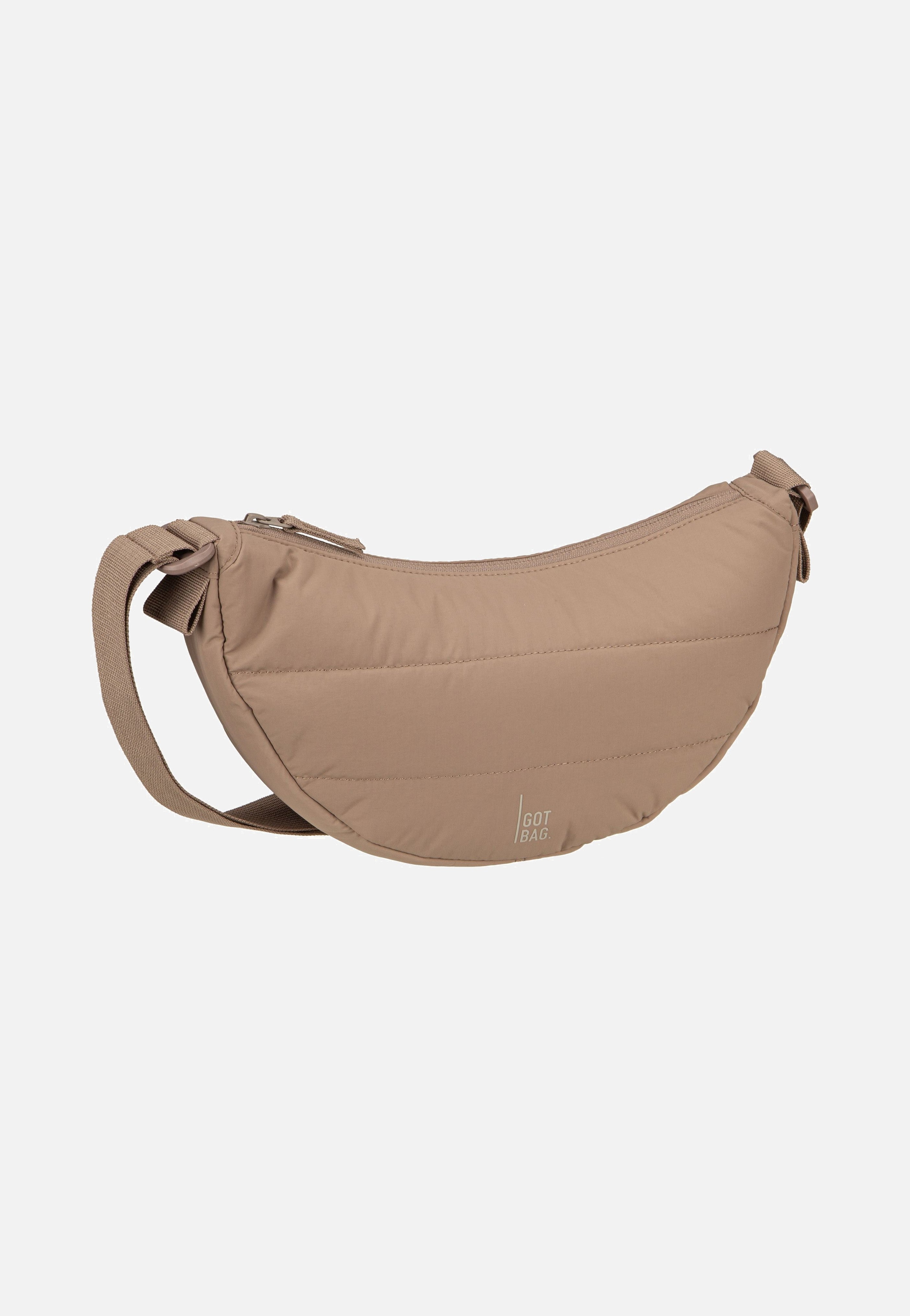 GOT BAG Puffer Moon Bag Small Monochrome Oyster Crossbody Bag
