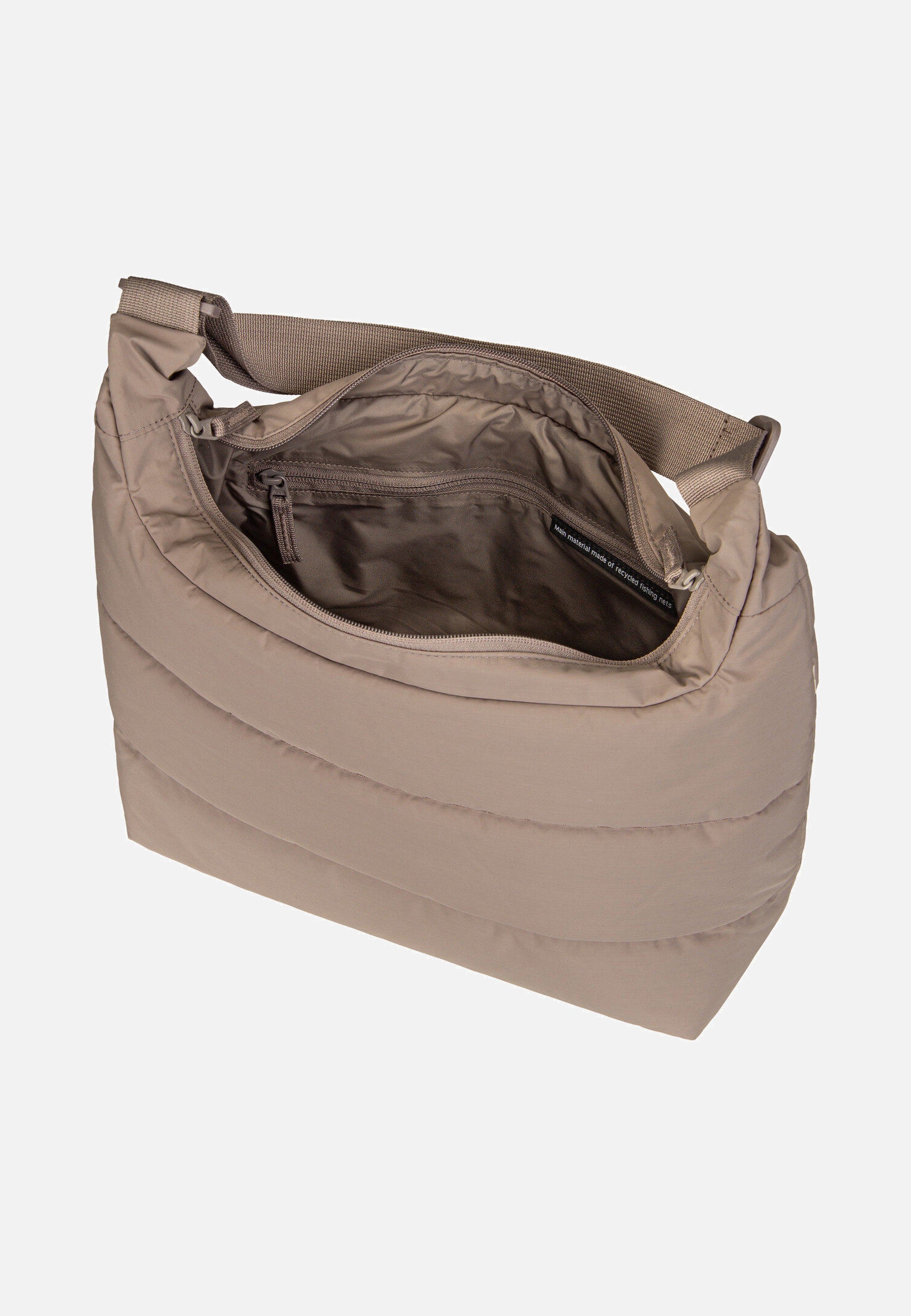 GOT BAG - Puffer Square Bag Large Monochrome Oyster - Hobo Bag | Women-Image