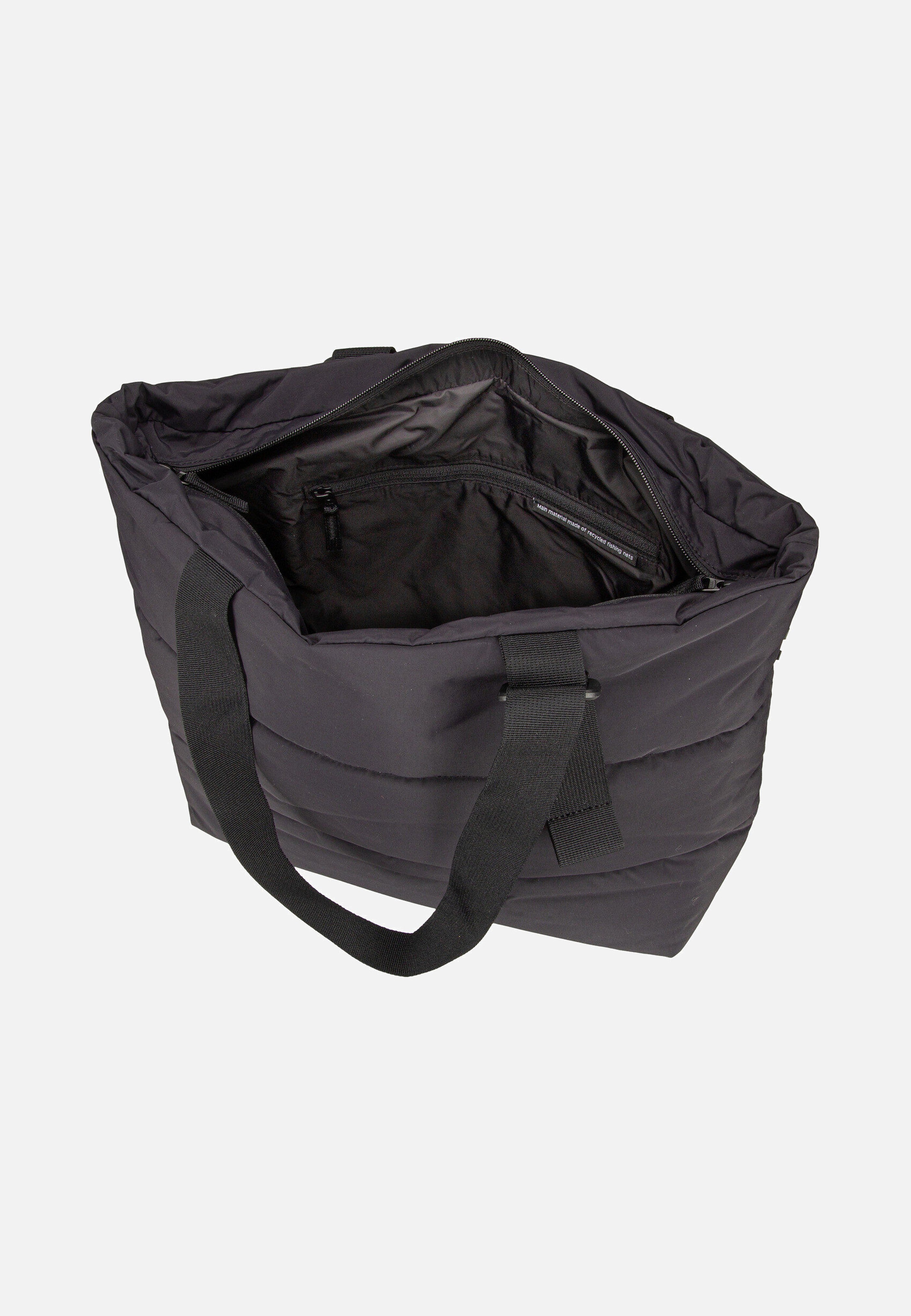 GOT BAG Puffer Tote Bag Monochrome Black Shopper