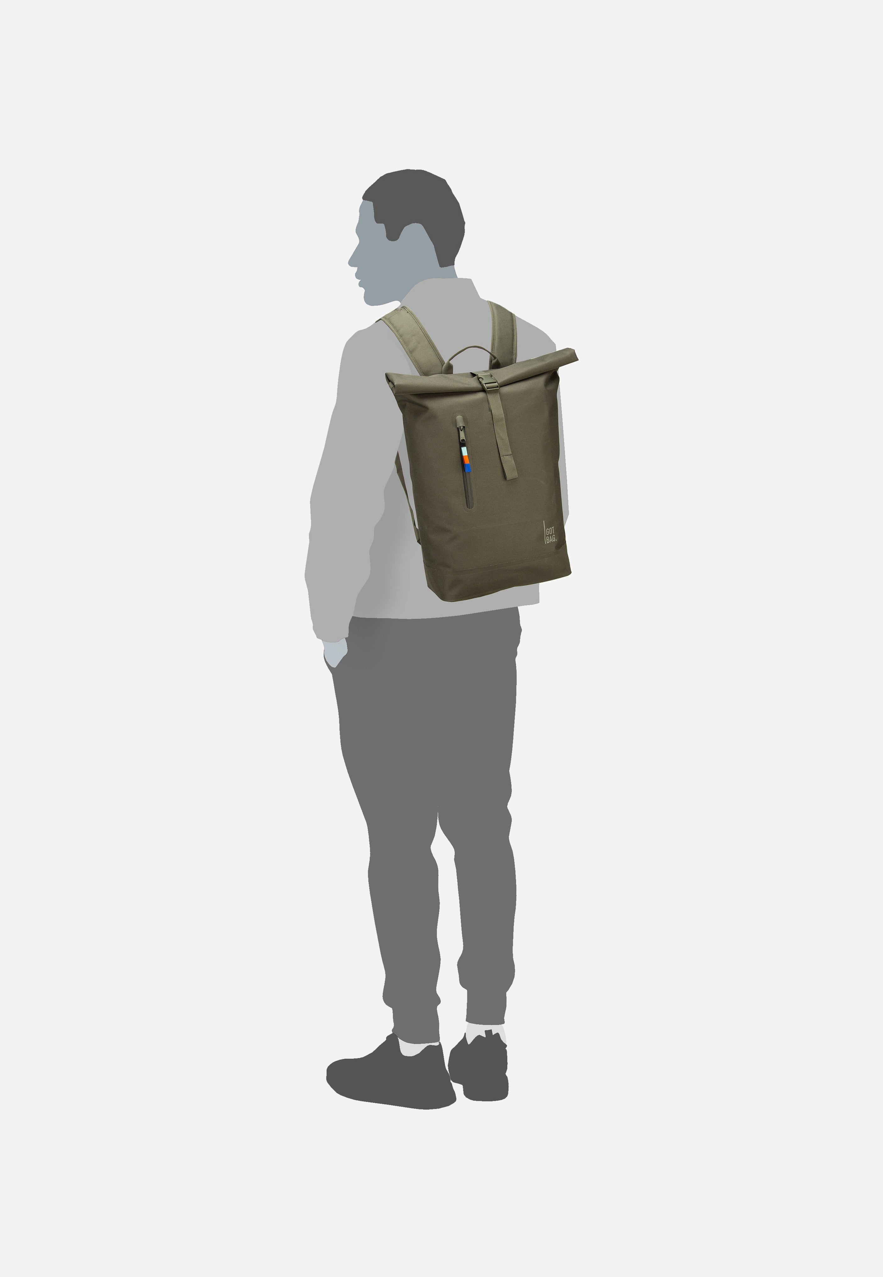GOT BAG Rolltop Lite 2.0 Algae Rolltop Backpack