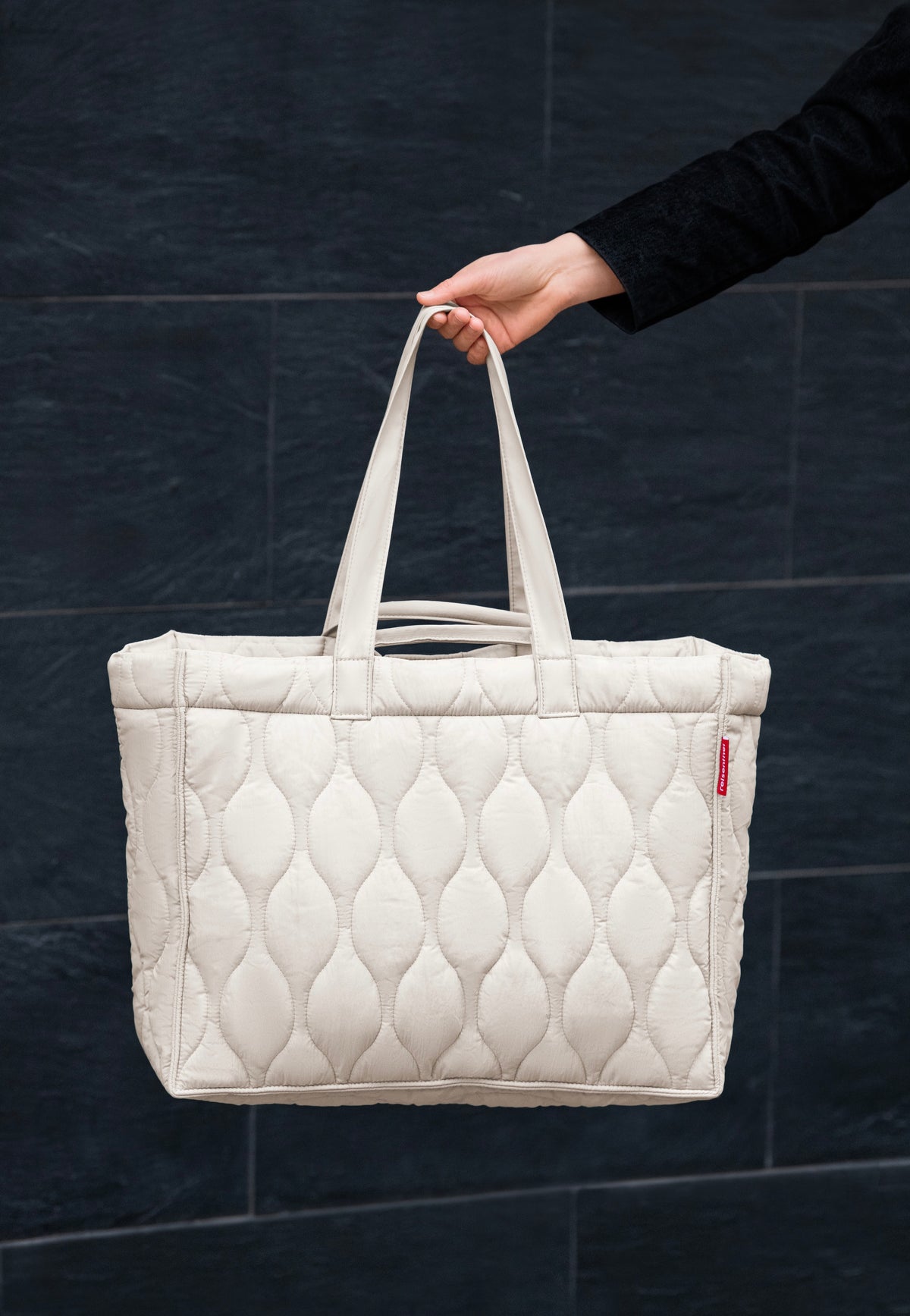 reisenthel Softshopper Puffer Stone Client