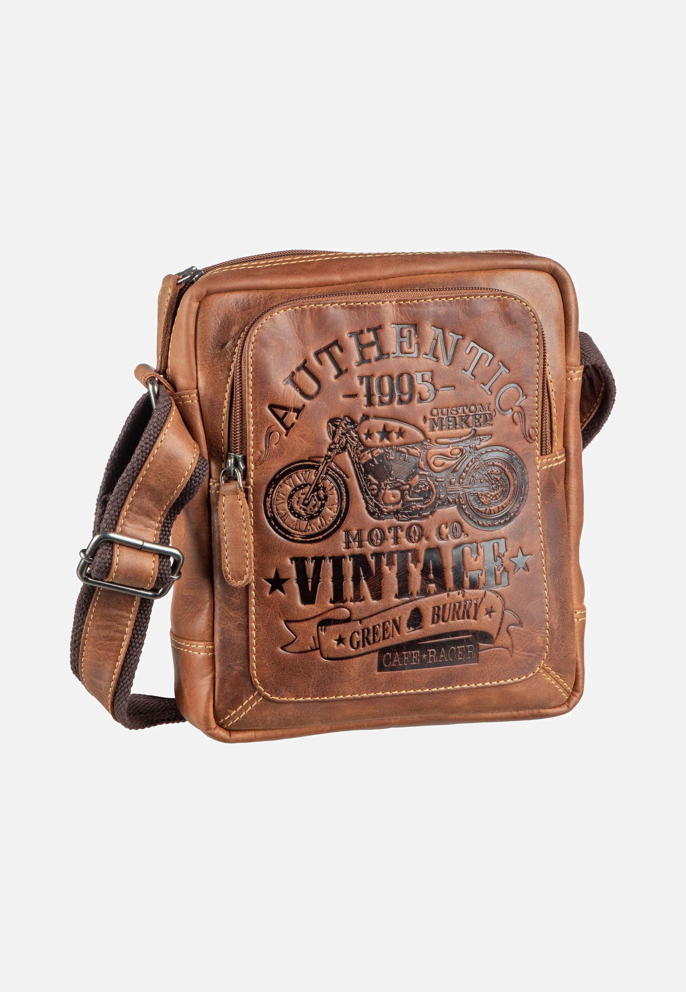Greenburry - Cafe Racer 0832 Antikbraun - Shoulder Bag | Men-Image