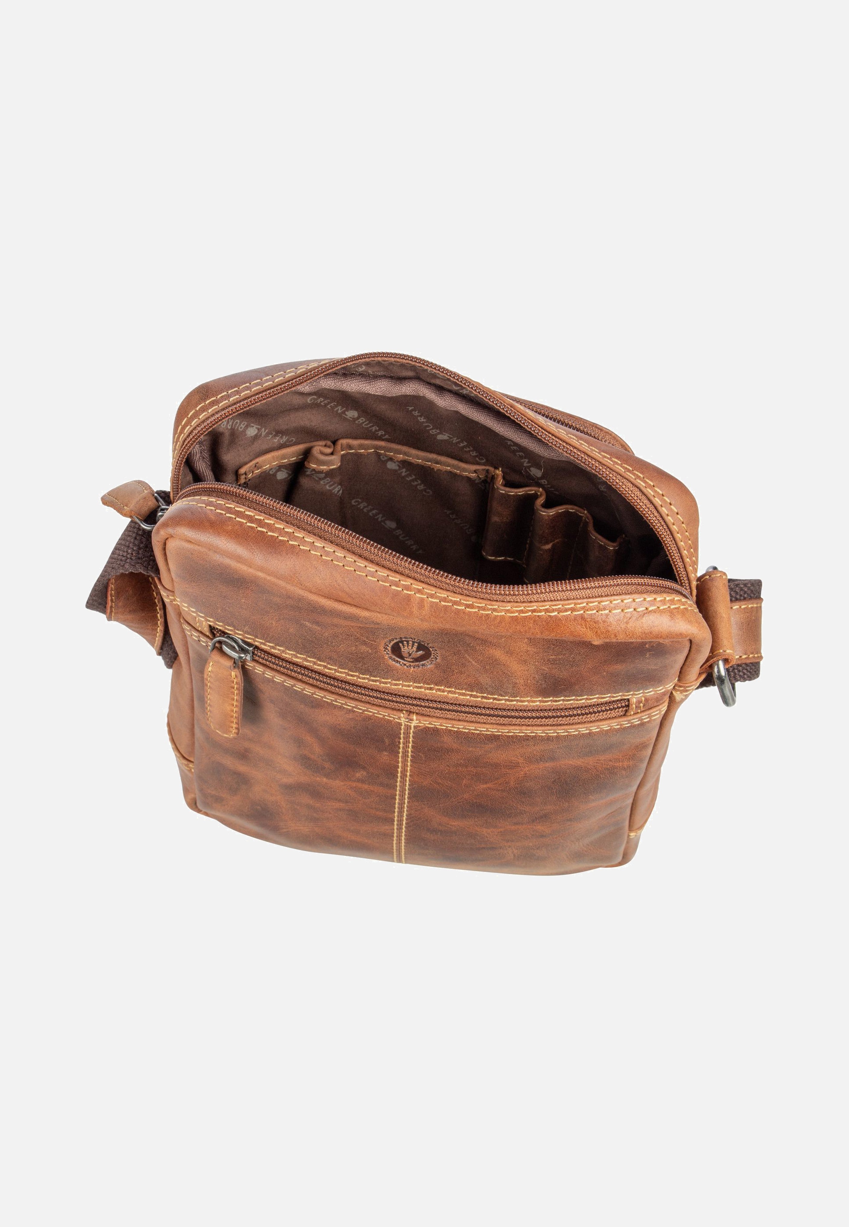 Greenburry - Cafe Racer 0832 Antikbraun - Crossbody Bag | Men-Image