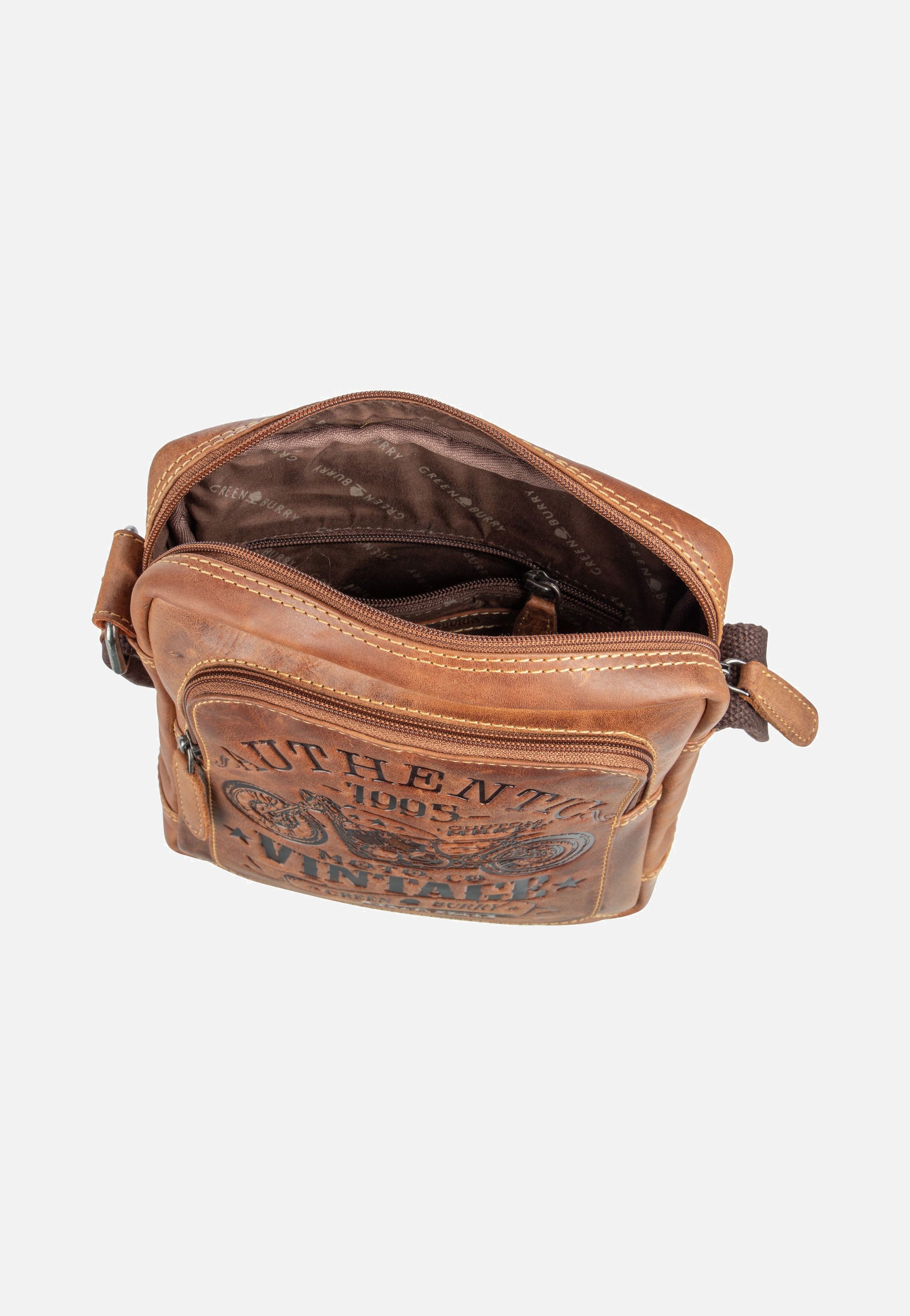 Greenburry - Cafe Racer 0832 Antikbraun - Crossbody Bag | Men-Image