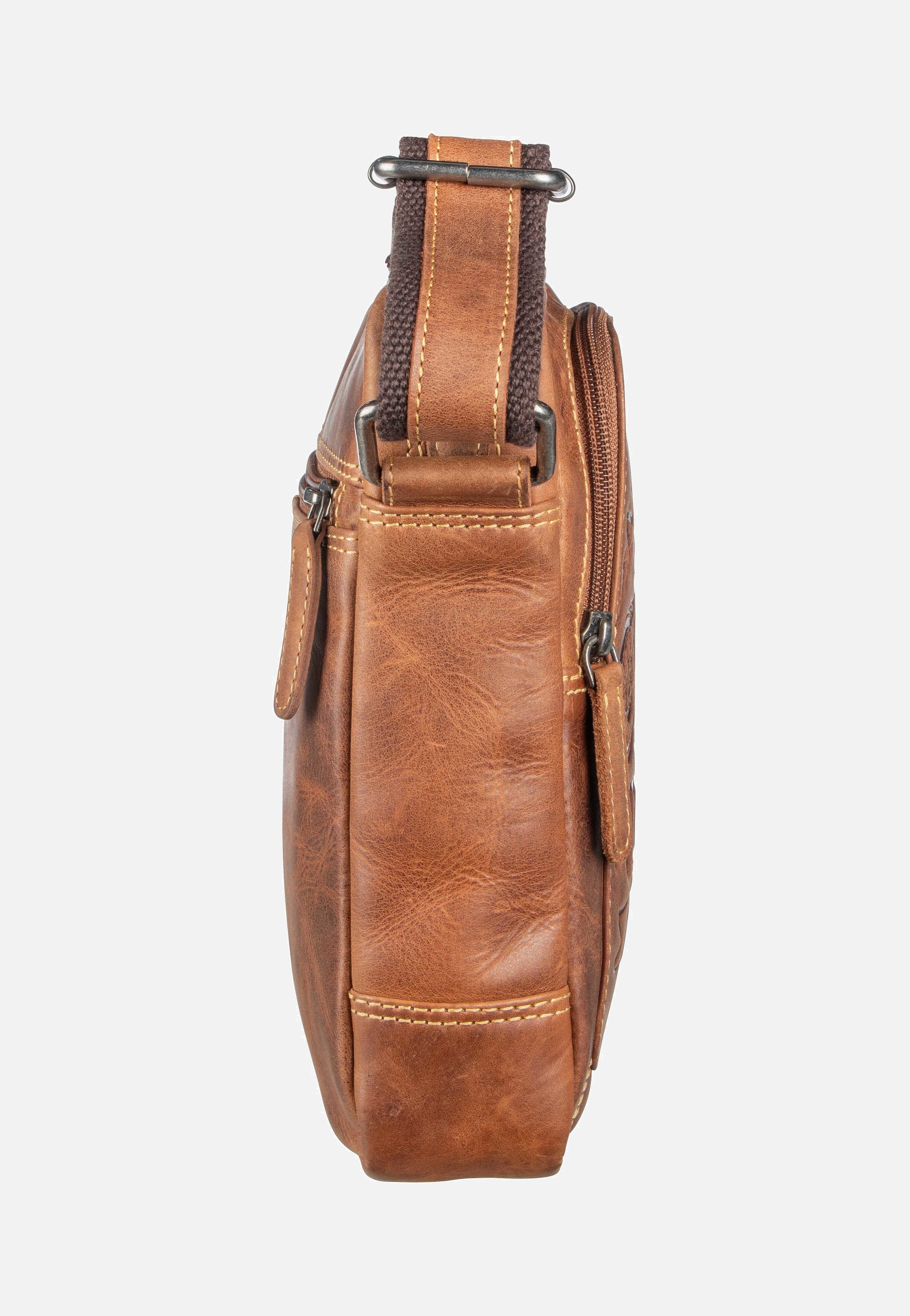 Greenburry - Cafe Racer 0832 Antikbraun - Crossbody Bag | Men-Image