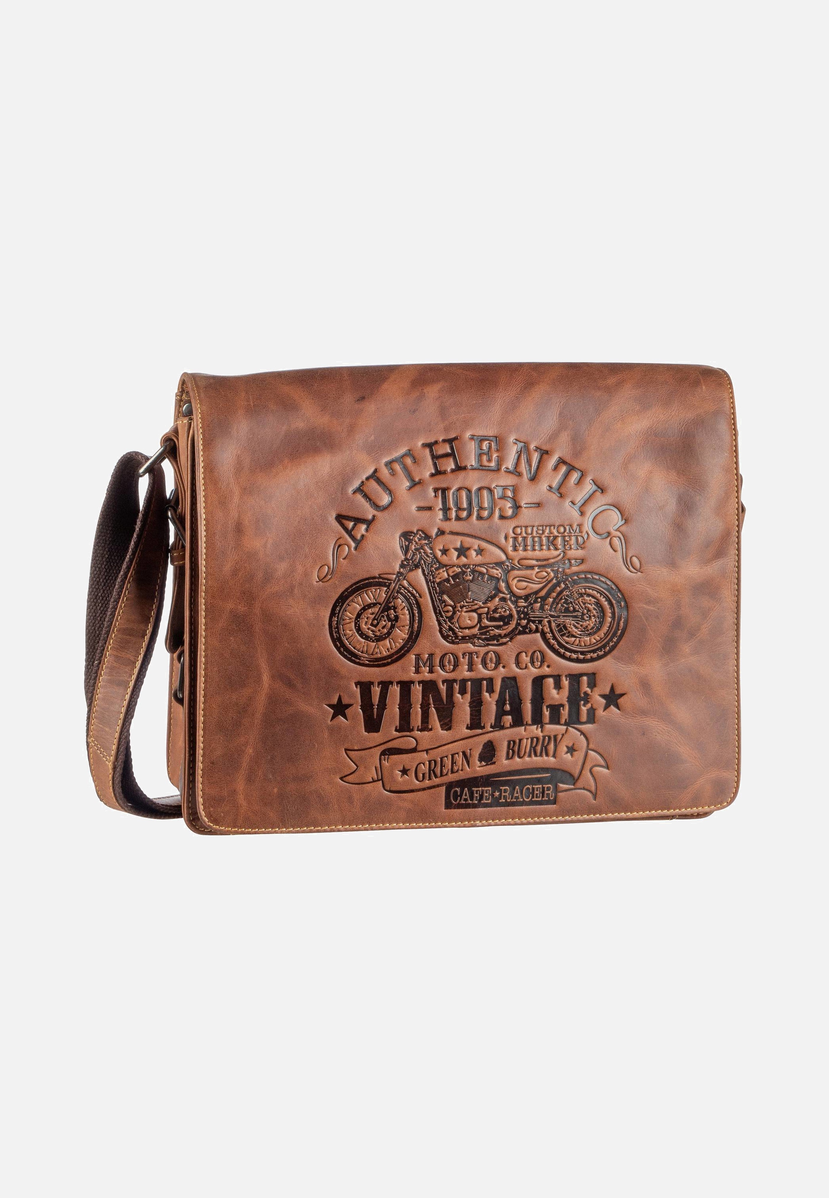 Greenburry - Cafe Racer 0833 Antikbraun - Messenger Bag | Men-Image