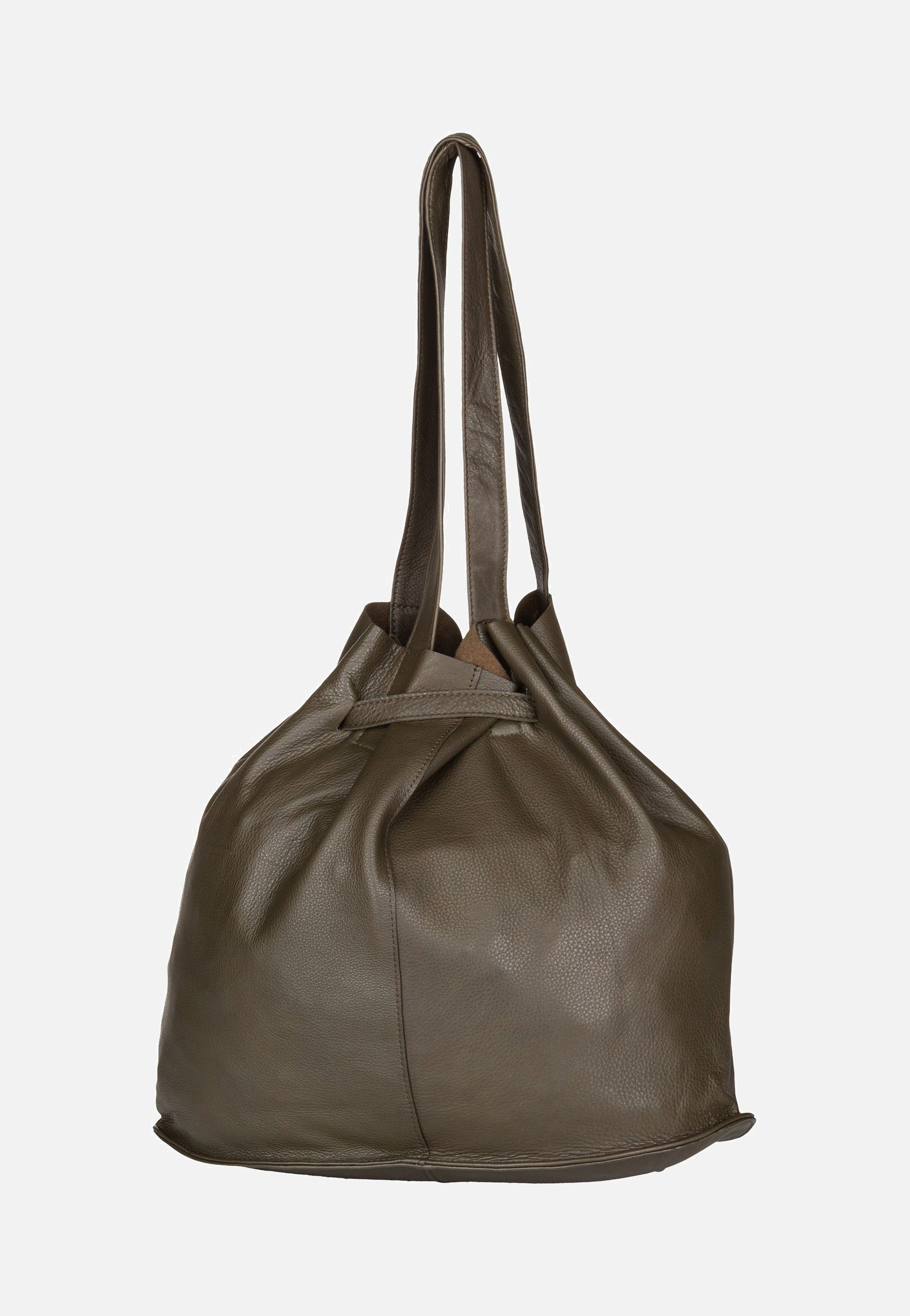 Greenburry - Eva Nappa NR-2M Oliv - Bucket Bag | Neutral-Image