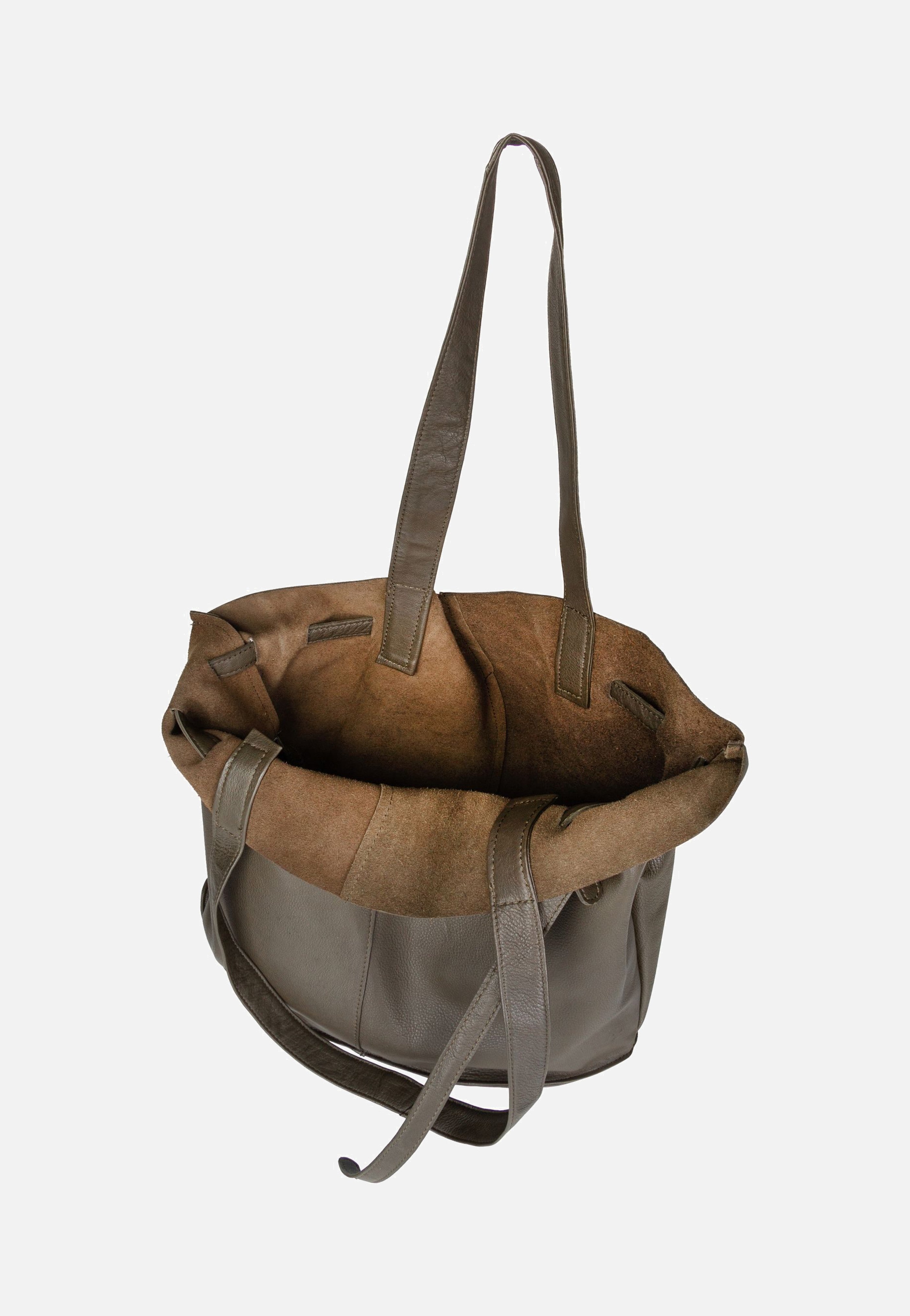 Greenburry - Eva Nappa NR-2M Oliv - Bucket Bag | Neutral-Image