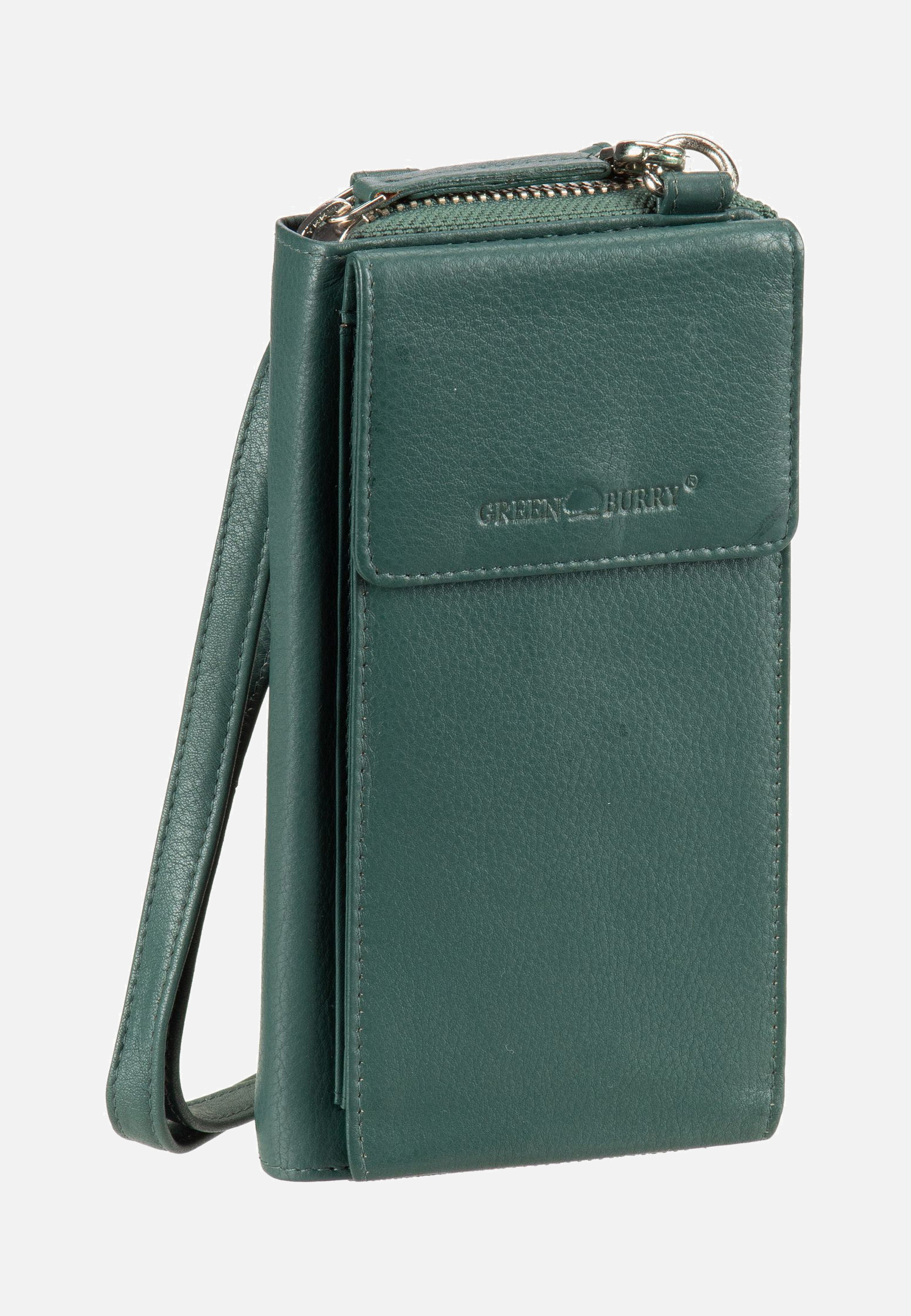 Greenburry - Nappa 1569 Tannengrün - Phone Pouches | Women-Image