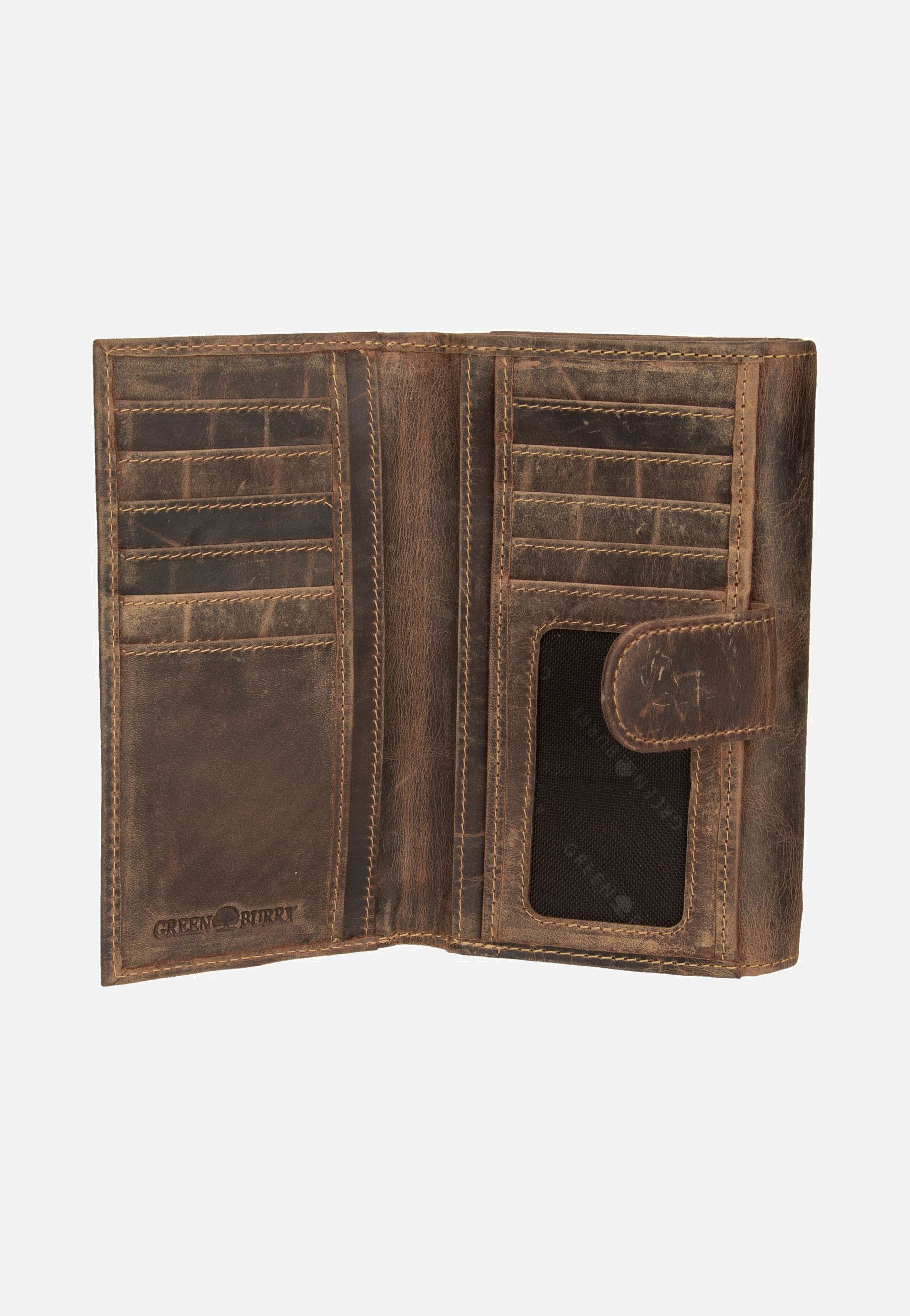 Greenburry Vintage 1533 Sattelbraun Wallet