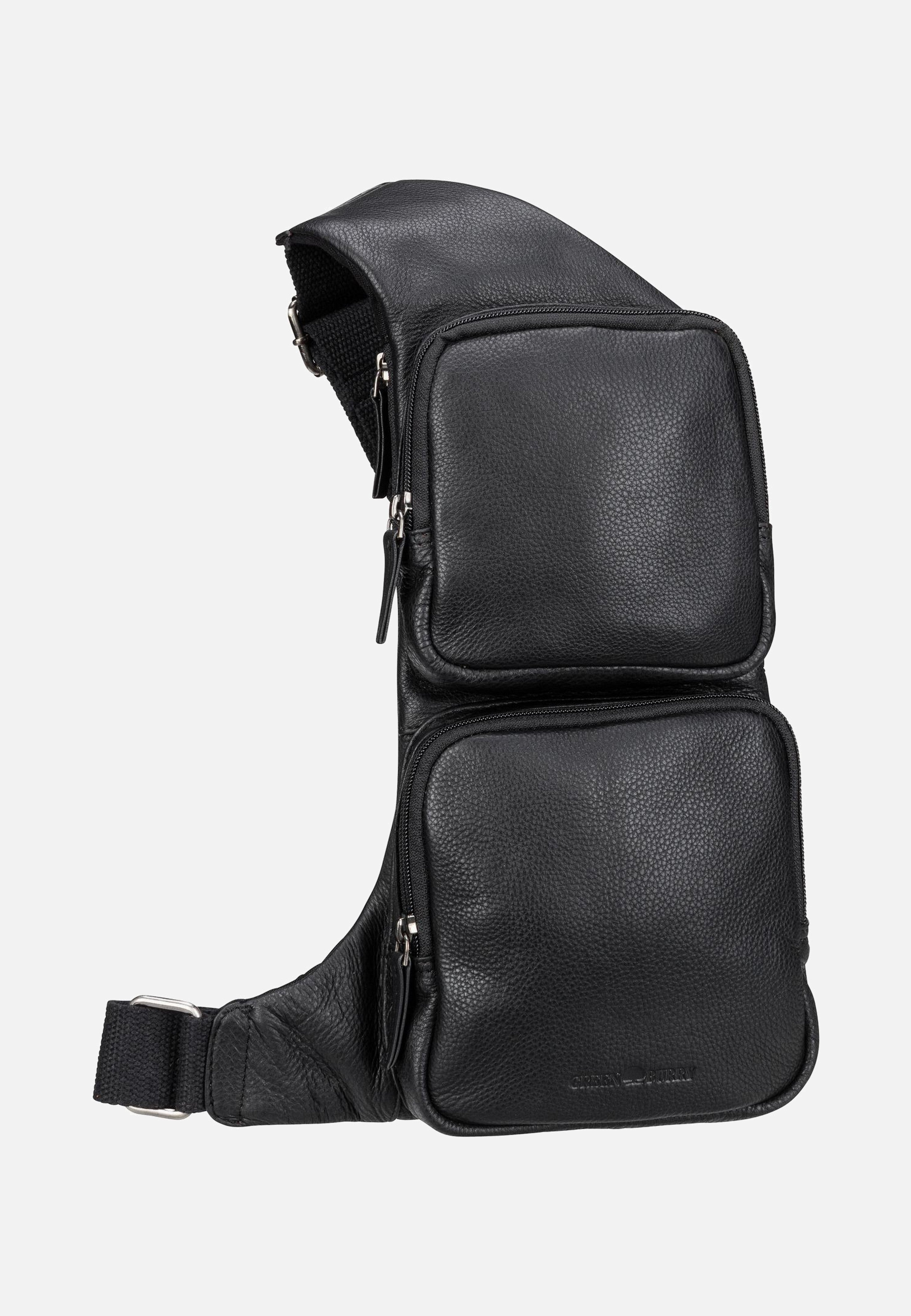 Greenburry - Vintage 1543 Bodybag Schwarz - Sling Bag | Neutral-Image