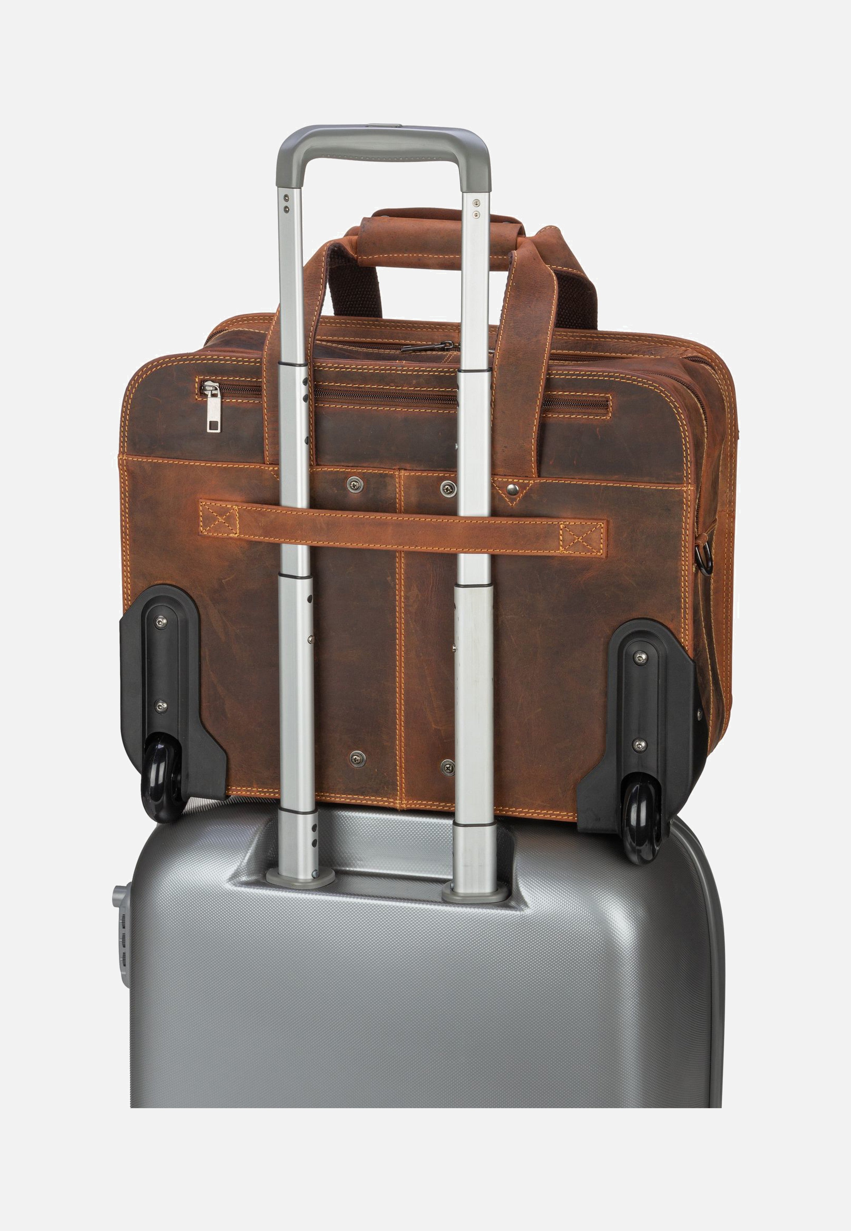 Greenburry - Vintage 1549 Sattelbraun - Pilot Case | Men-Image