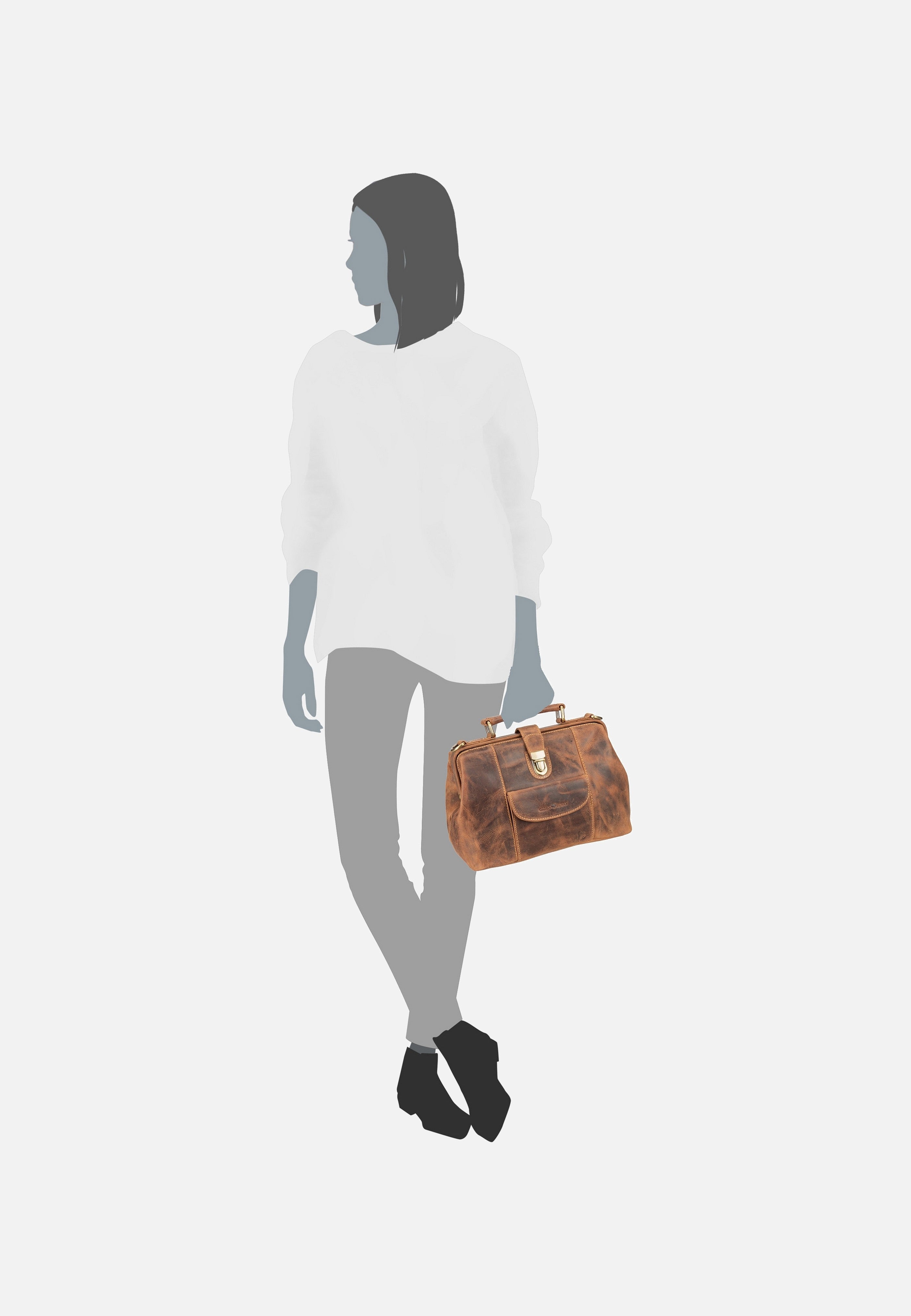 Greenburry - Vintage 1584M Sattelbraun - Bowling Bag | Women-Image