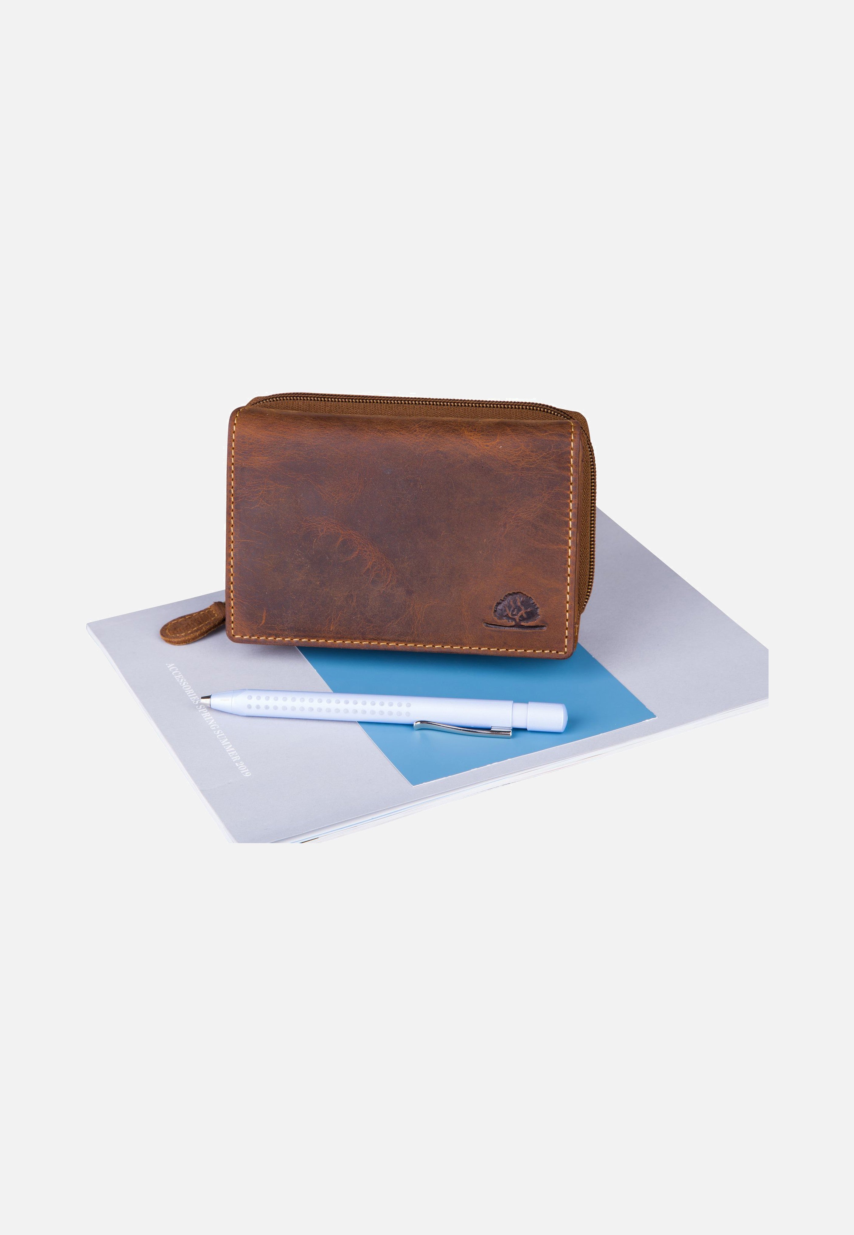 Greenburry - Vintage 1607 RV RFID Brown - Wallet | Women-Image