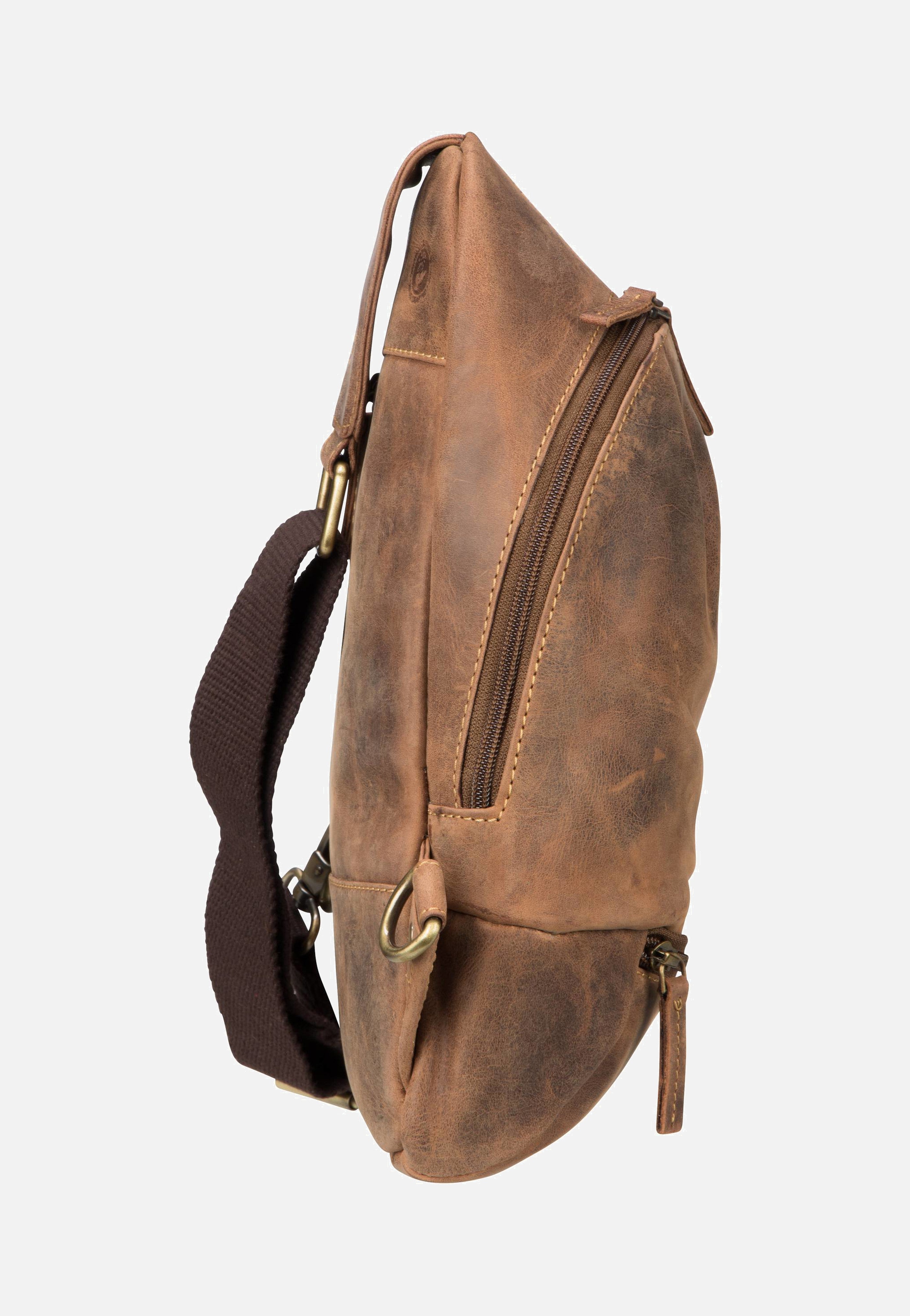 Greenburry - Vintage 1612A Sattelbraun - Sling Bag | Men-Image