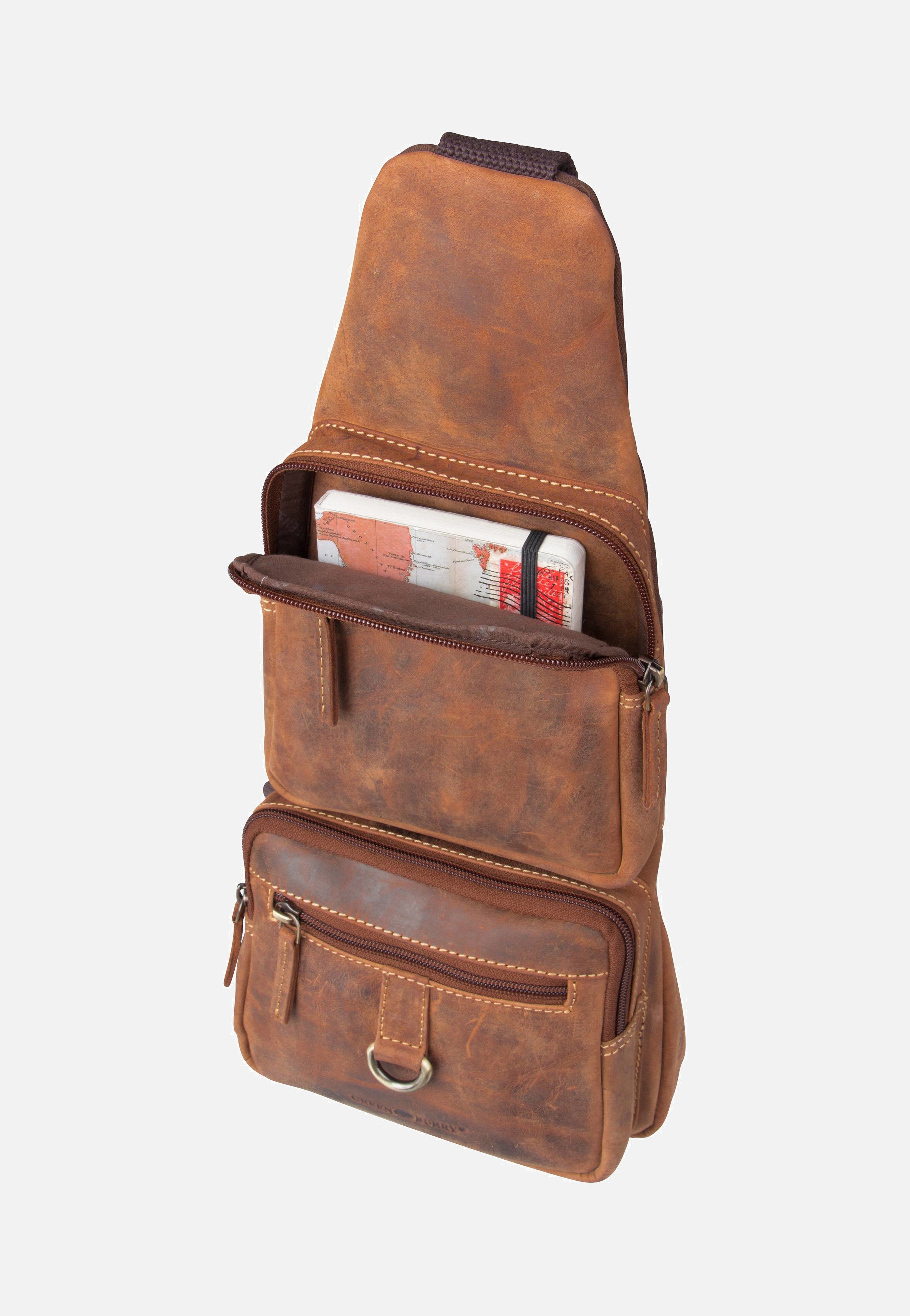 Greenburry - Vintage 1613 Brown - Sling Bag | Men-Image