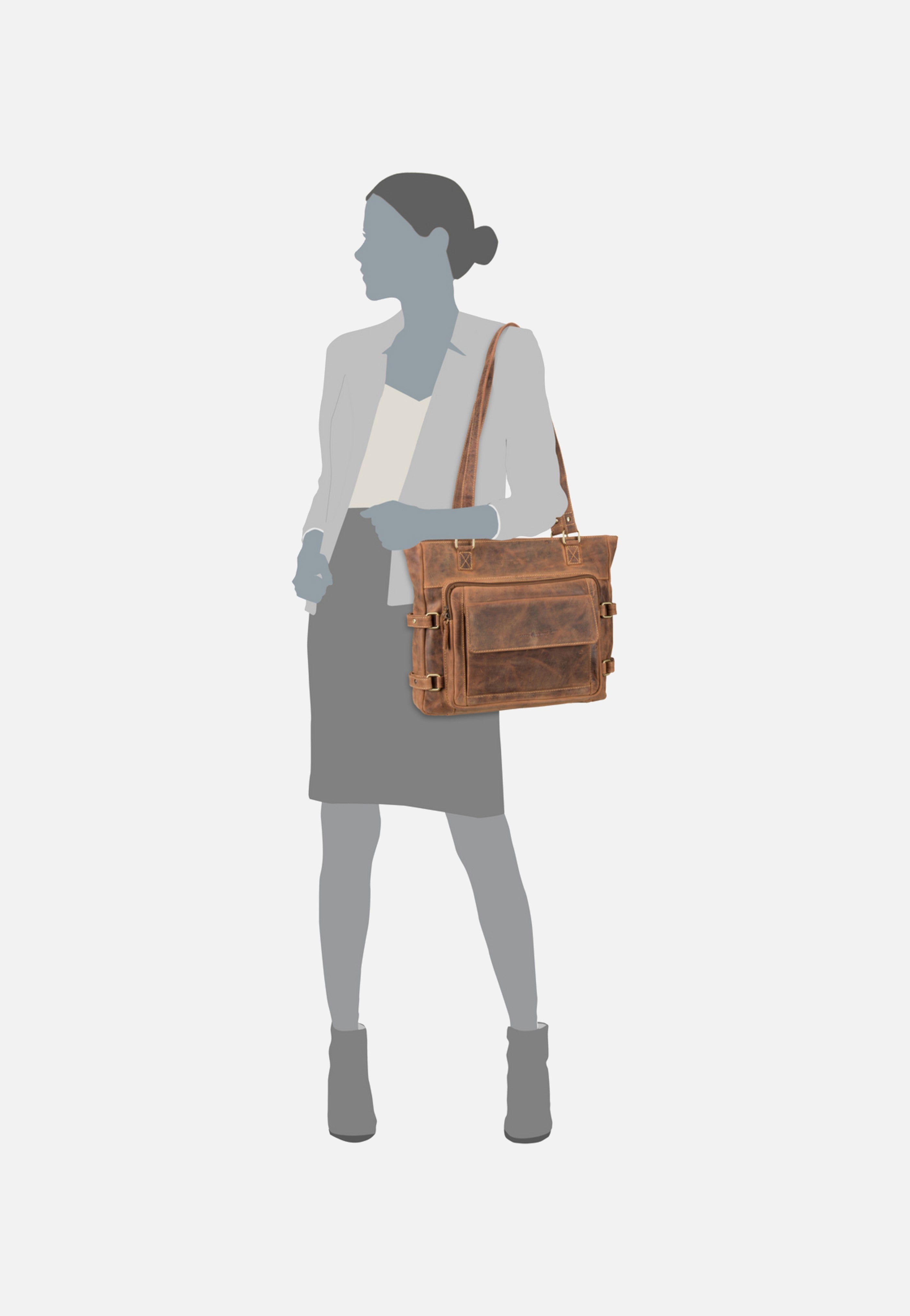 Greenburry - Vintage 1635 Sattelbraun - Shopper | Women-Image