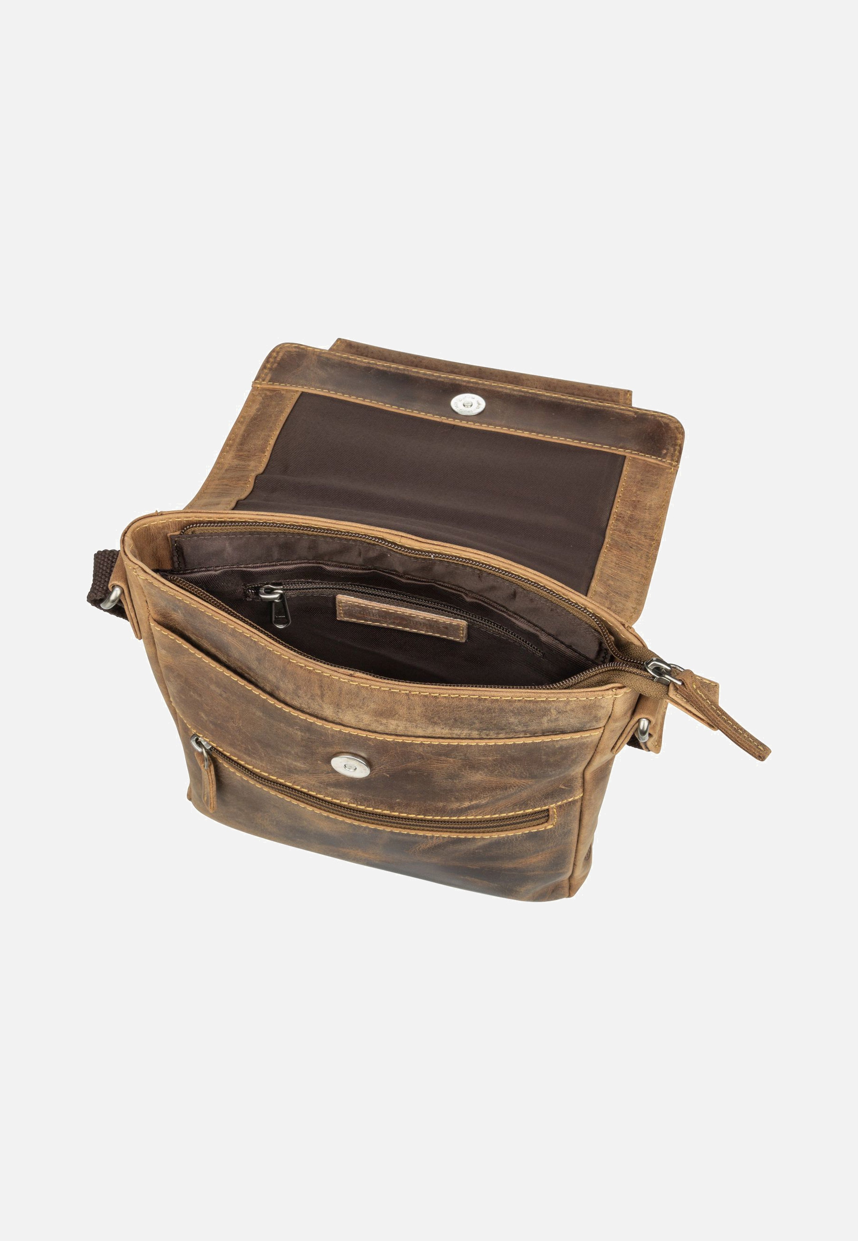 Greenburry Vintage 1650C Brown - Crossbody Bag | Sakoi