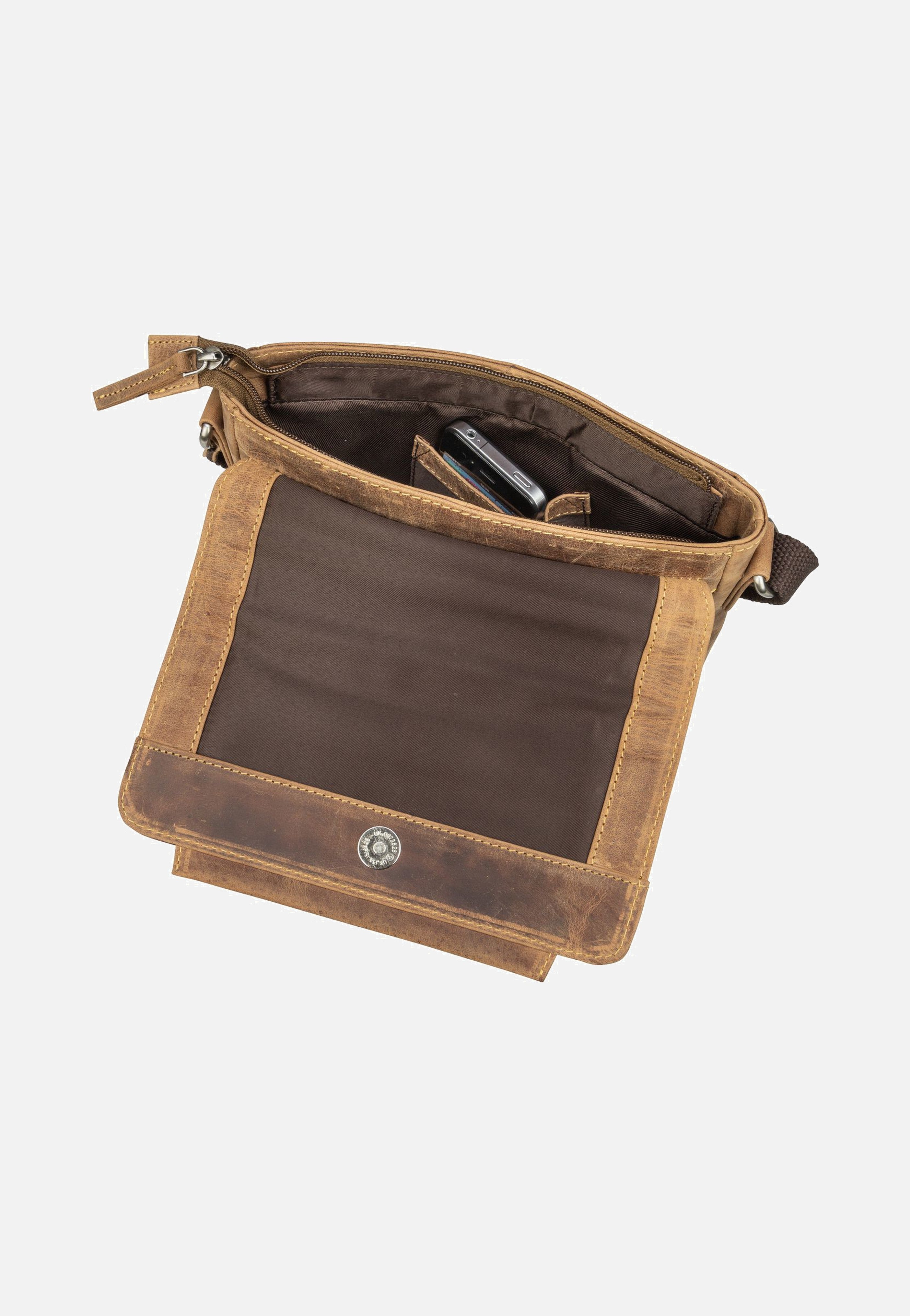 Greenburry Vintage 1650C Brown - Crossbody Bag | Sakoi