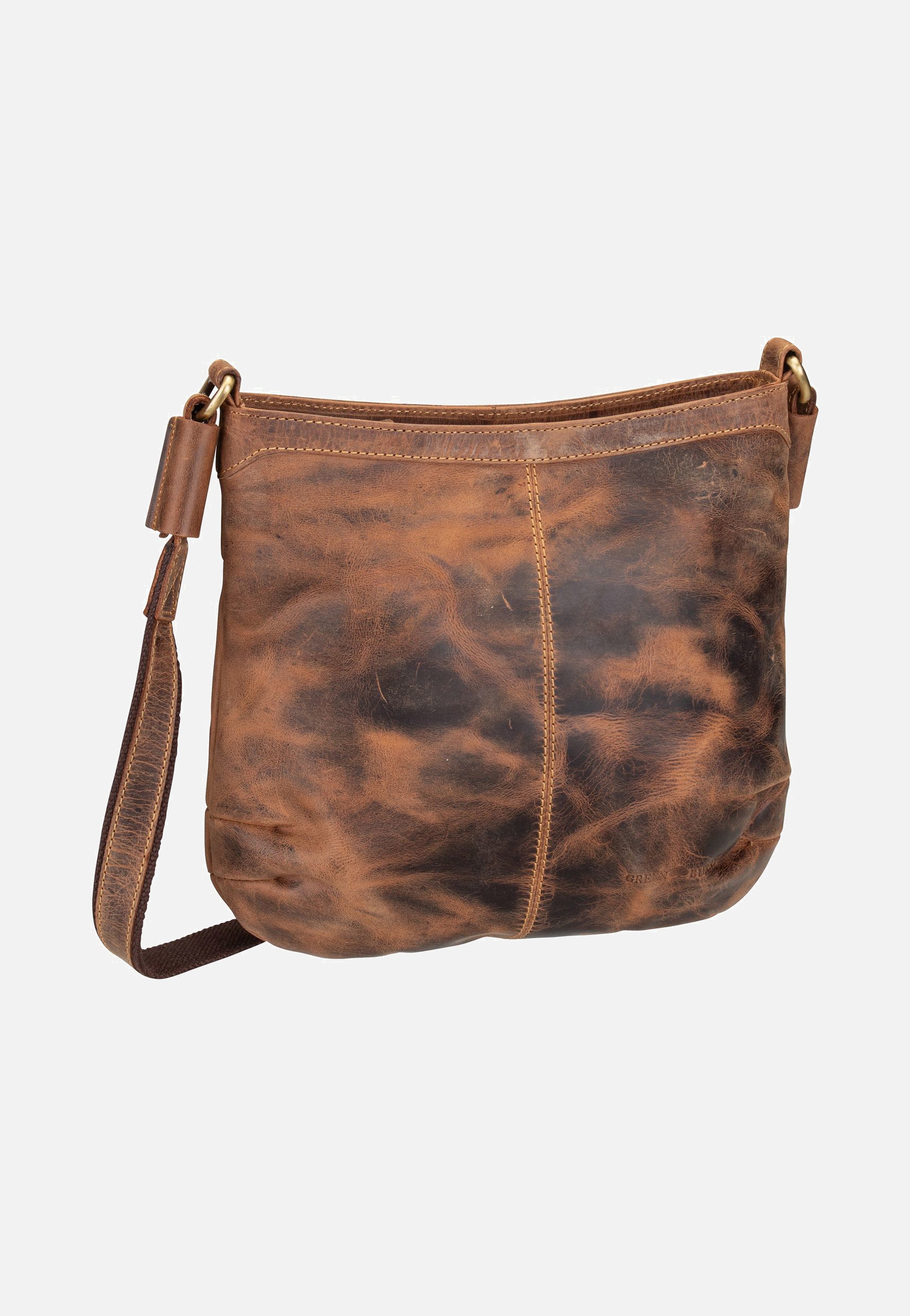 Greenburry Vintage 1655A Sattelbraun Pouch Bag