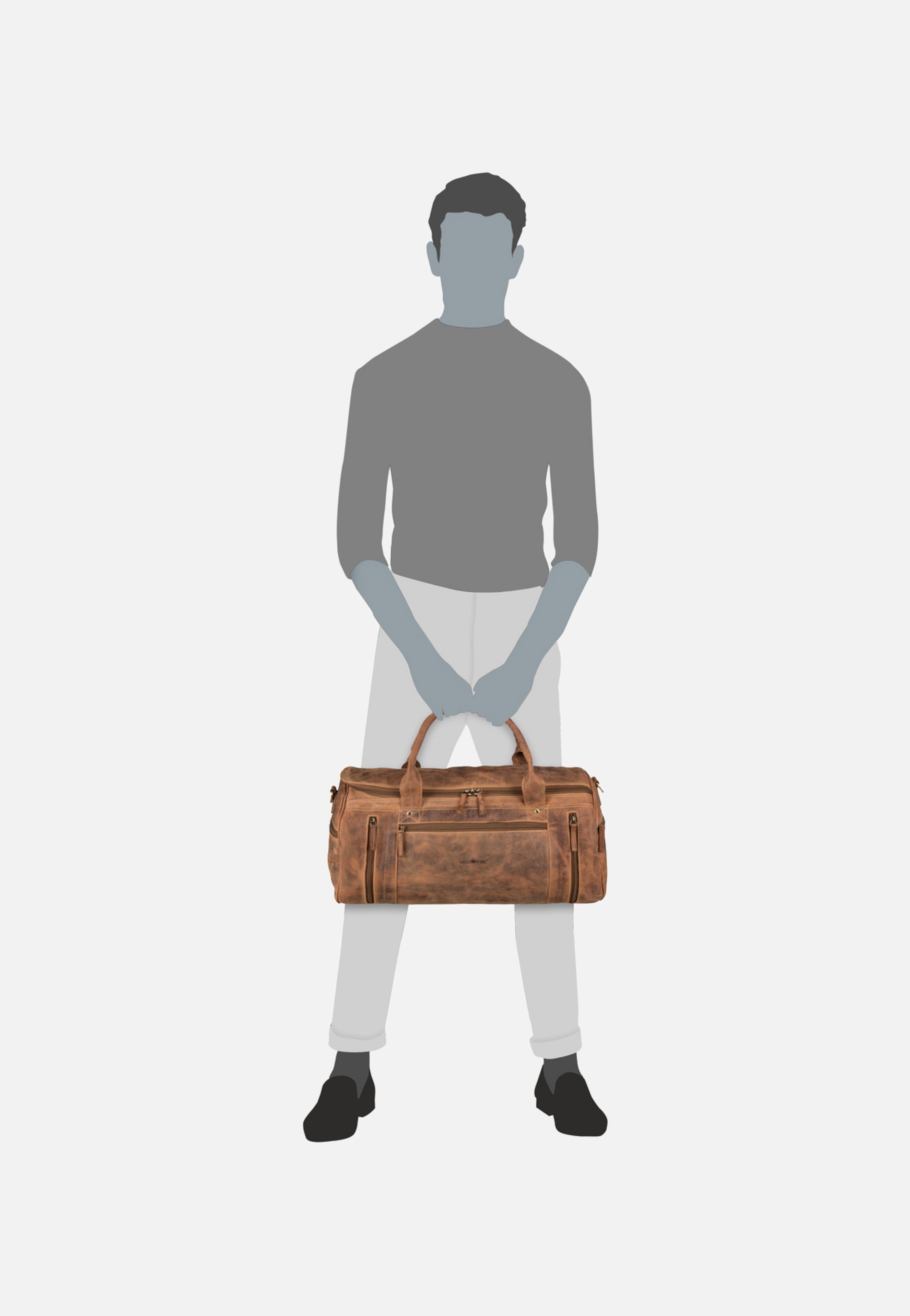 Greenburry Vintage 1657 Sattelbraun Weekender