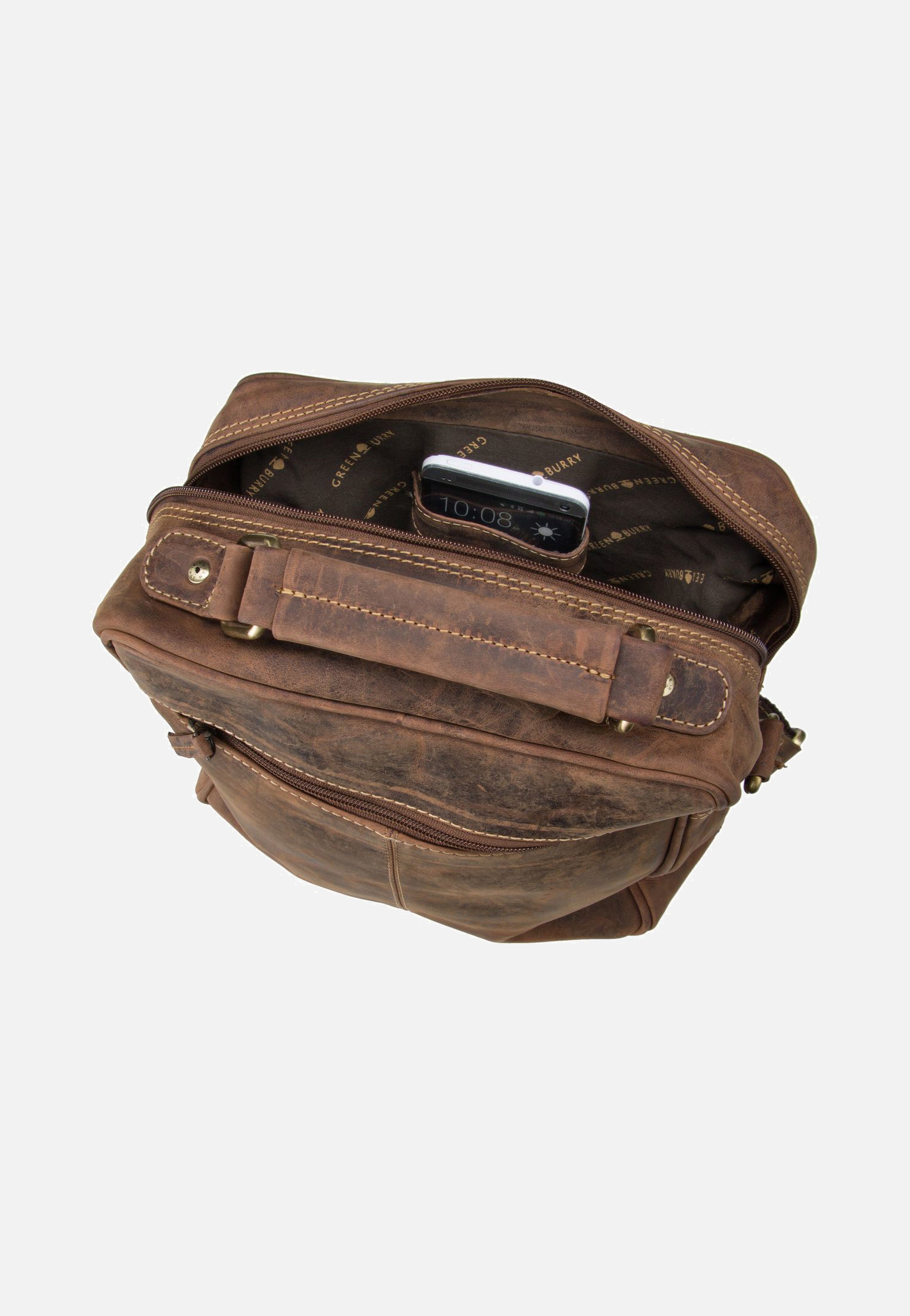 Greenburry - Vintage 1665 Large Sattelbraun - Crossbody Bag | Men-Image