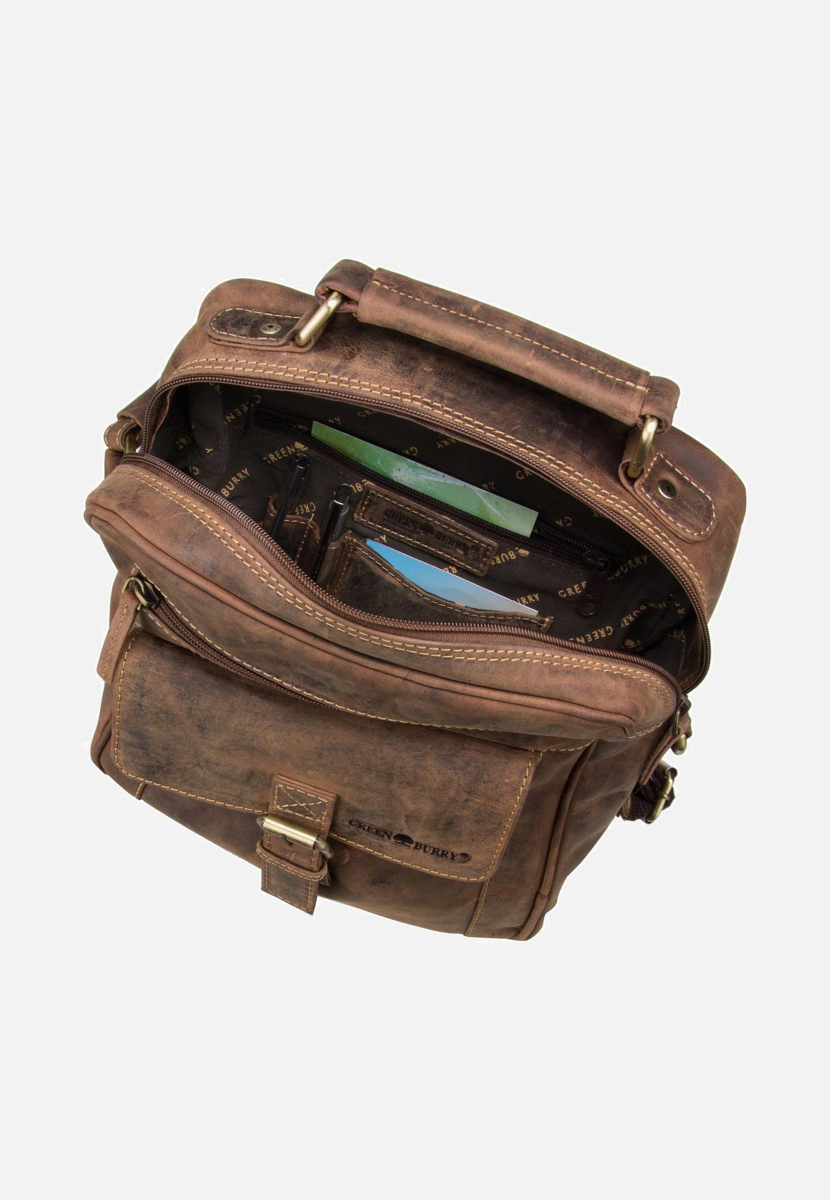Greenburry - Vintage 1665 Large Sattelbraun - Crossbody Bag | Men-Image