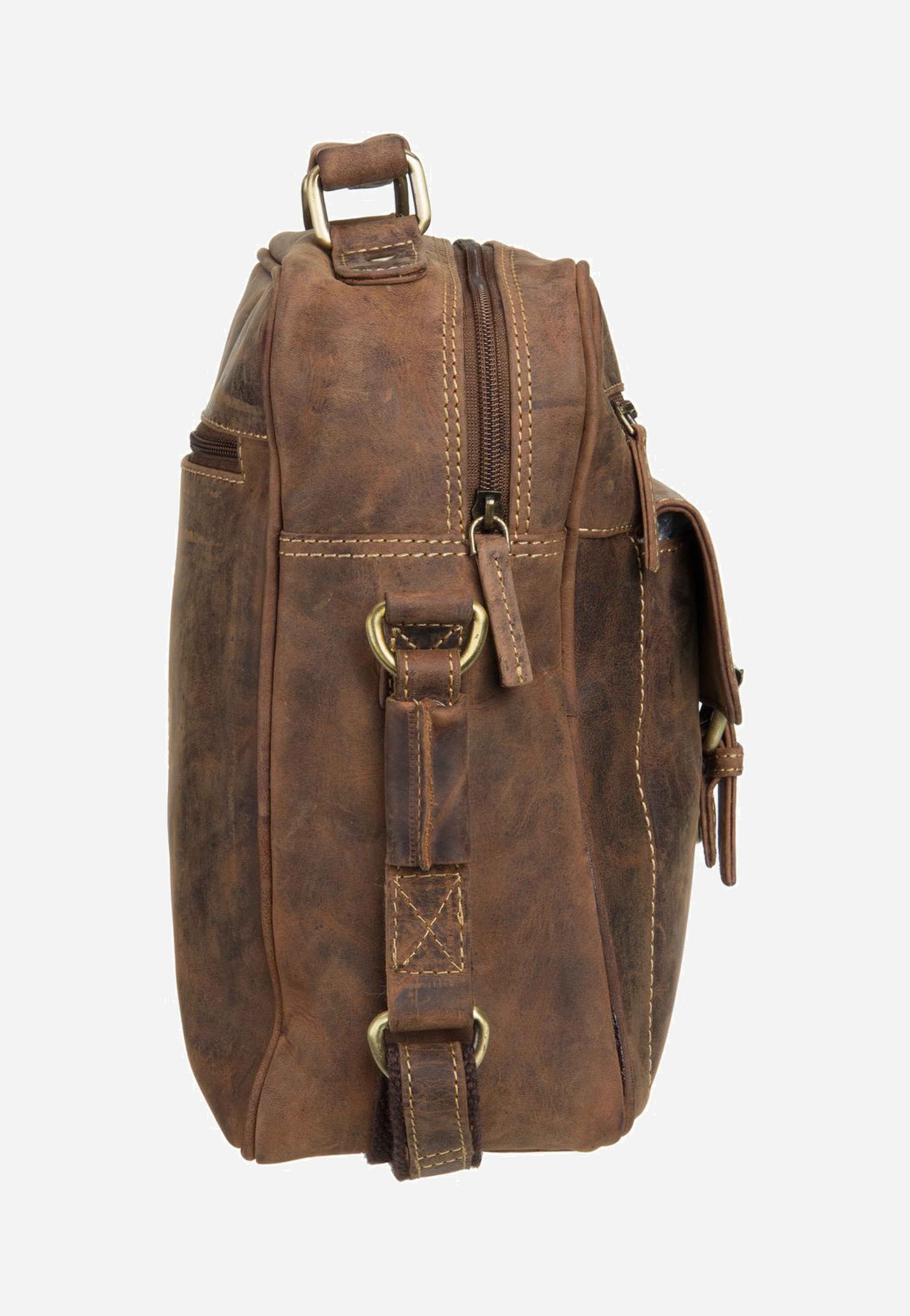 Greenburry - Vintage 1665 Large Sattelbraun - Crossbody Bag | Men-Image