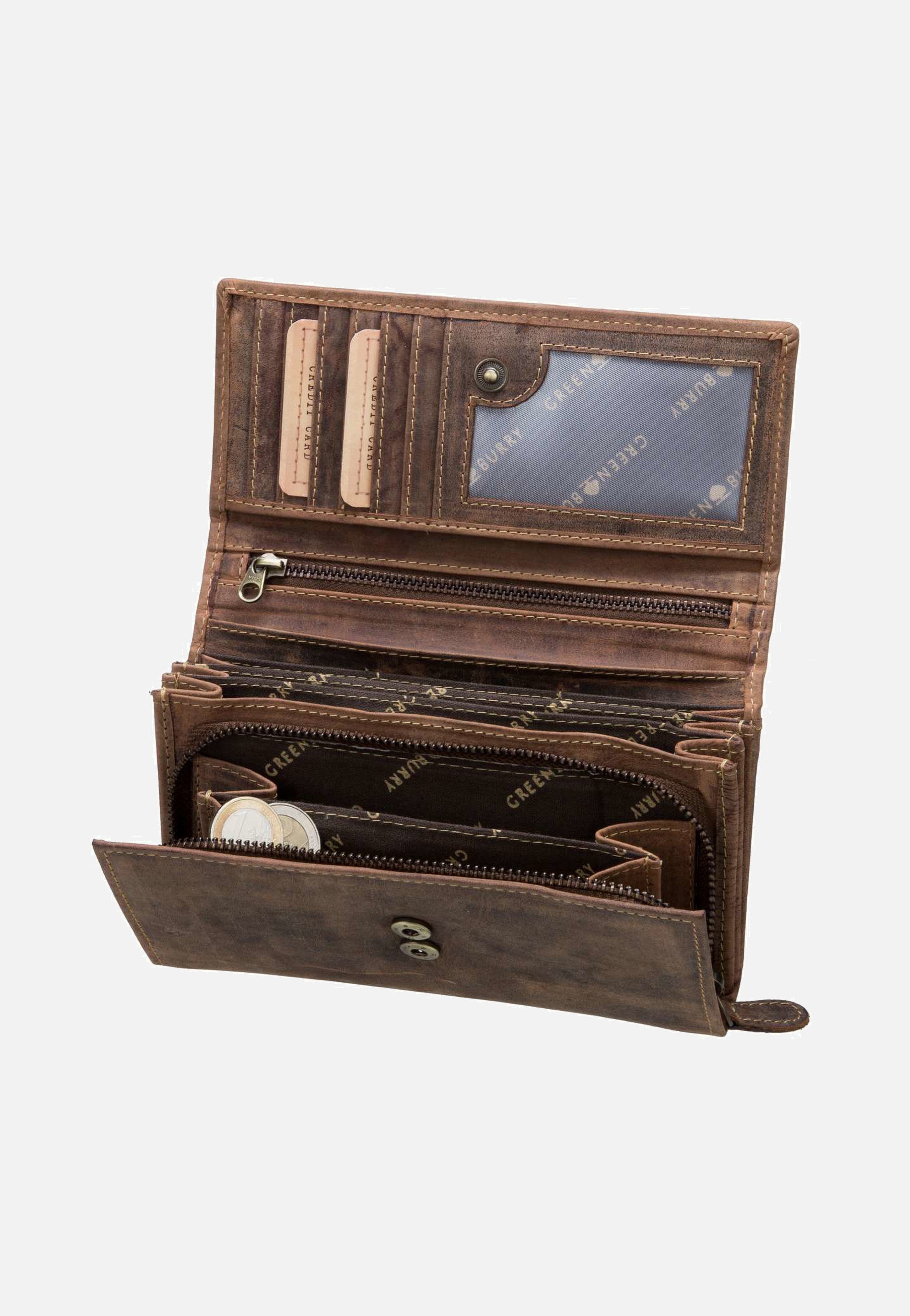 Greenburry - Vintage 1669 lang Sattelbraun - Wallet | Women-Image