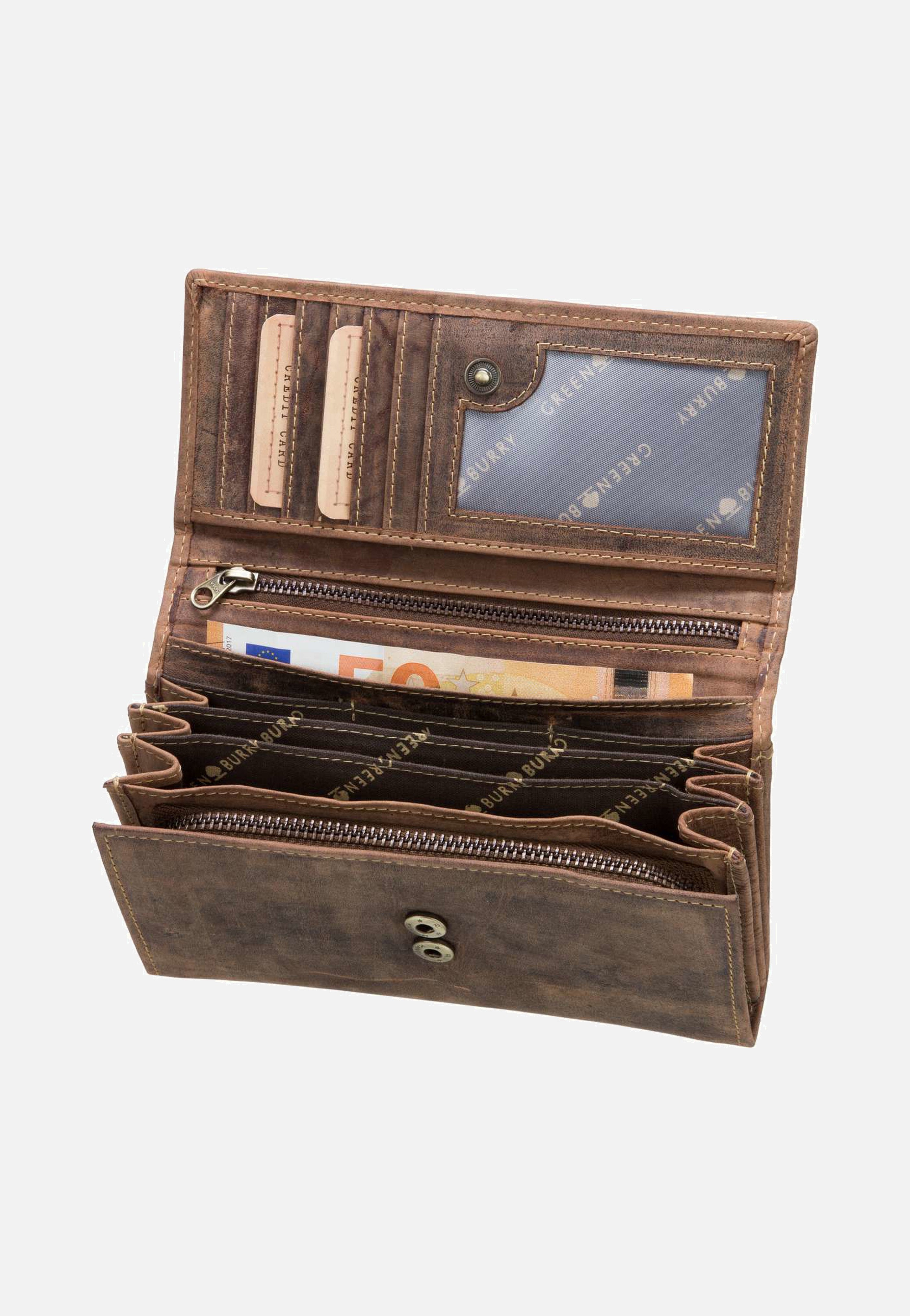 Greenburry - Vintage 1669 lang Sattelbraun - Wallet | Women-Image