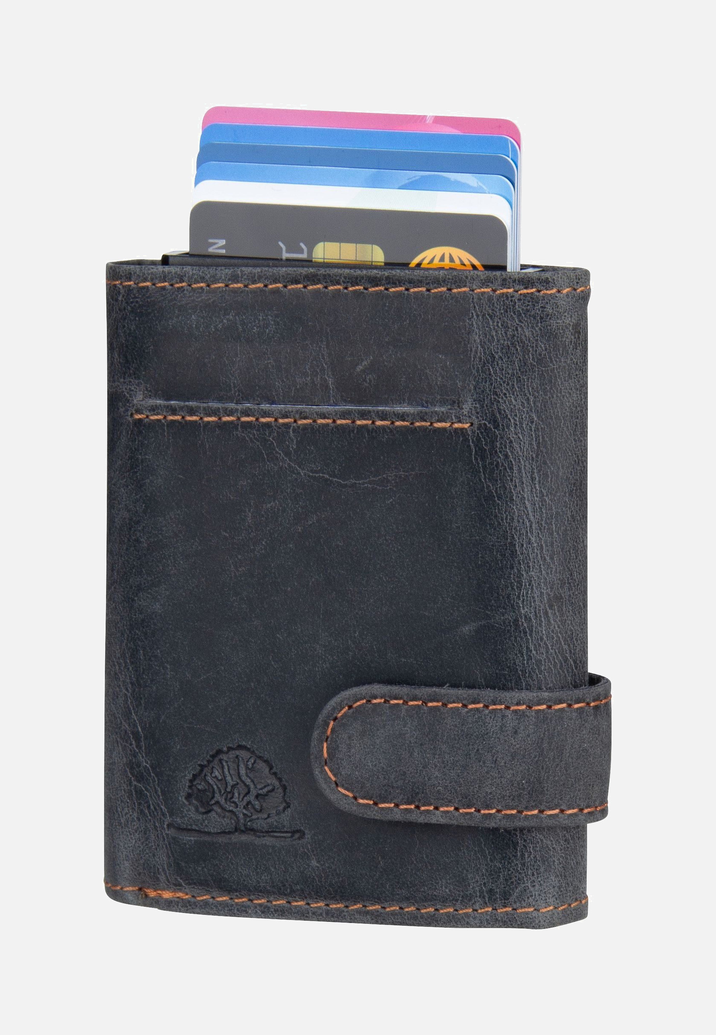 Greenburry Vintage 1687 Blue Card Holder