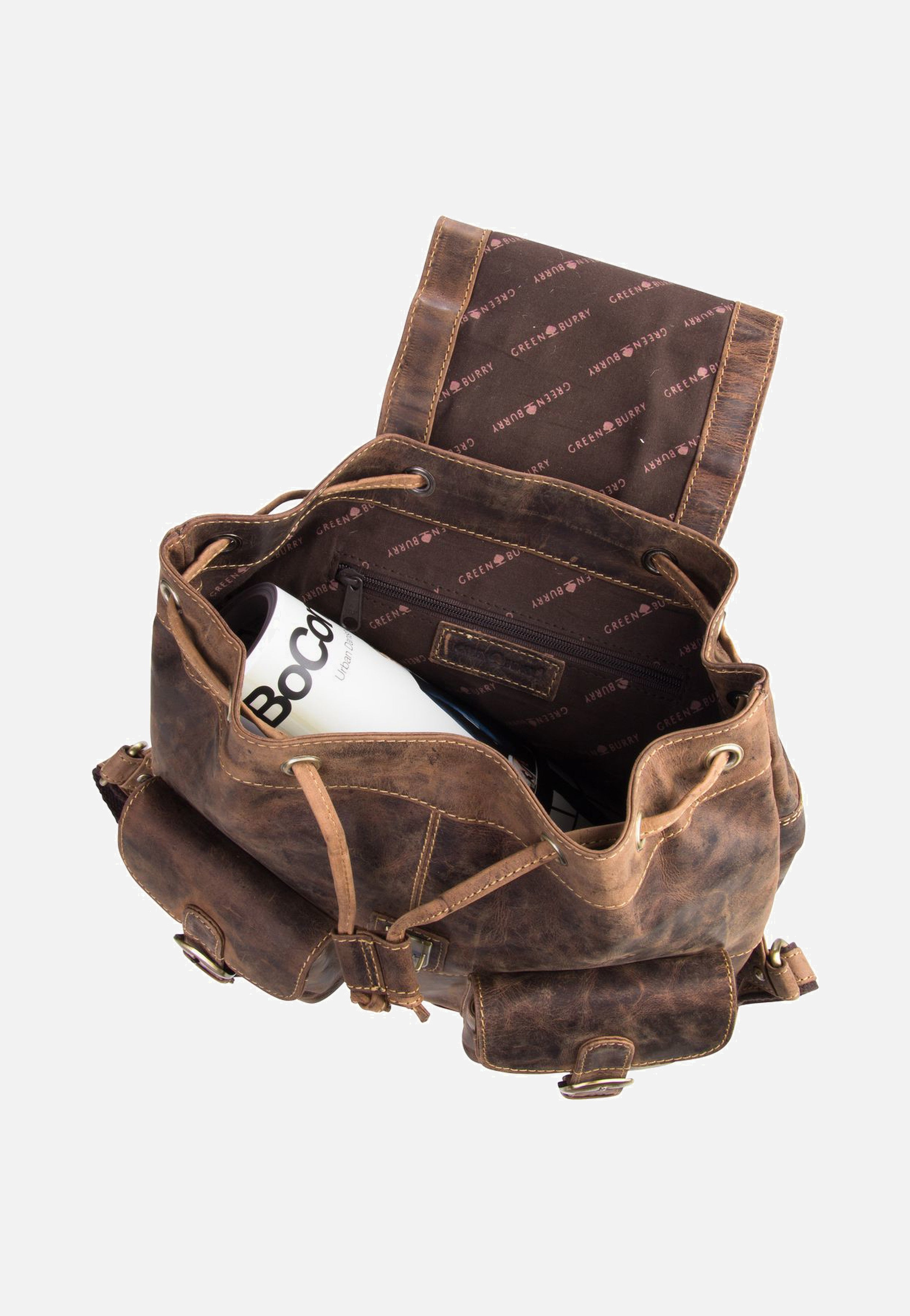 Greenburry - Vintage 1711M medium Sattelbraun - Backpack | Neutral-Image
