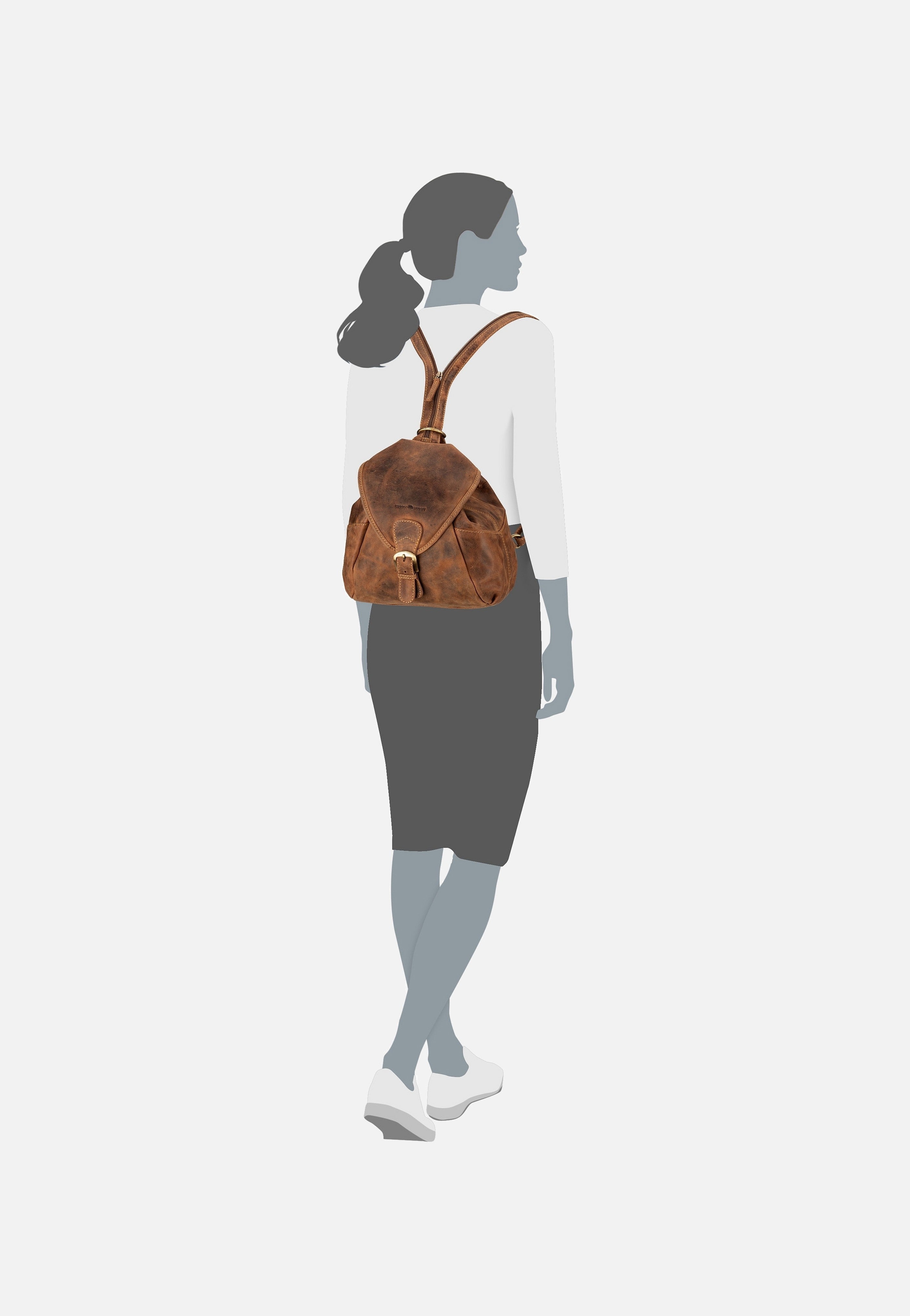 Greenburry - Vintage 1716 Sattelbraun - Backpack | Women-Image