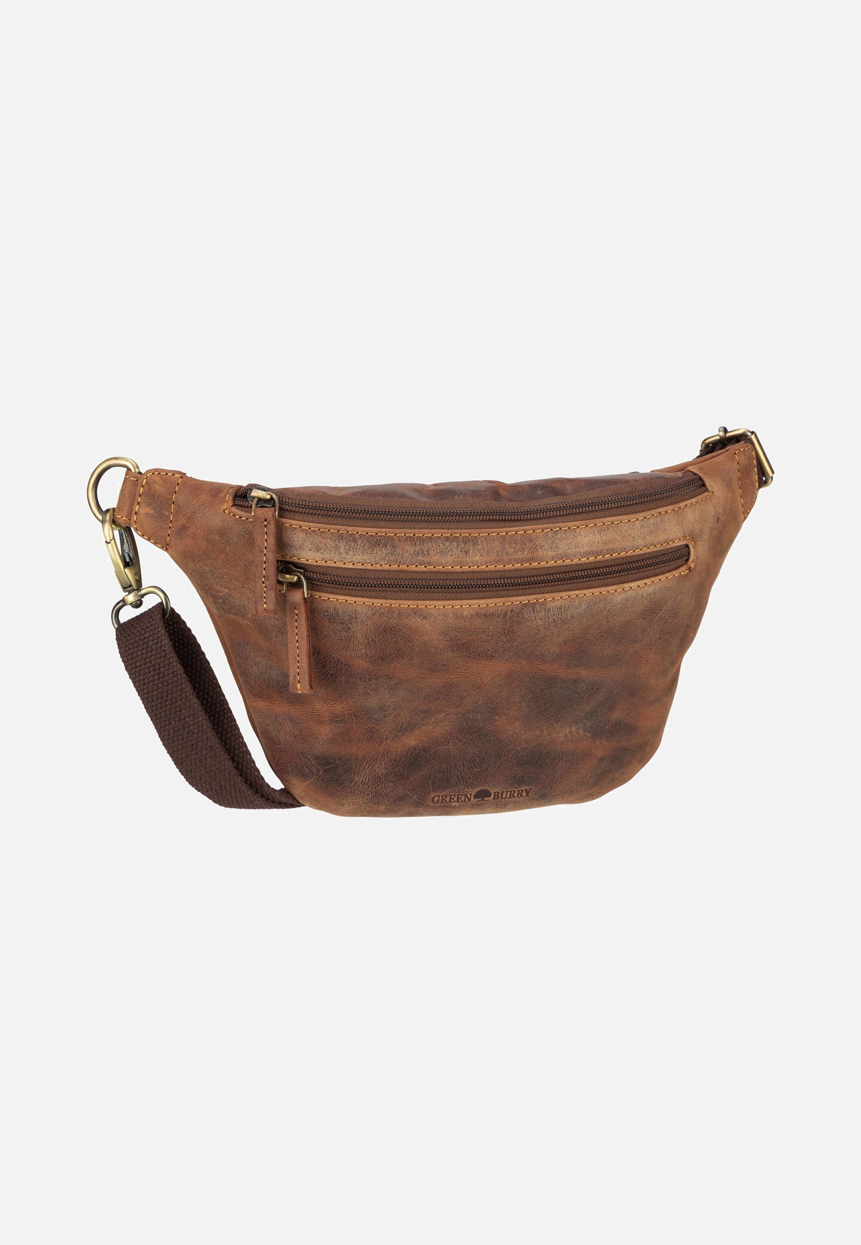 Greenburry - Vintage 1743C Waist Bag Sattelbraun - Fanny Pack | Neutral-Image