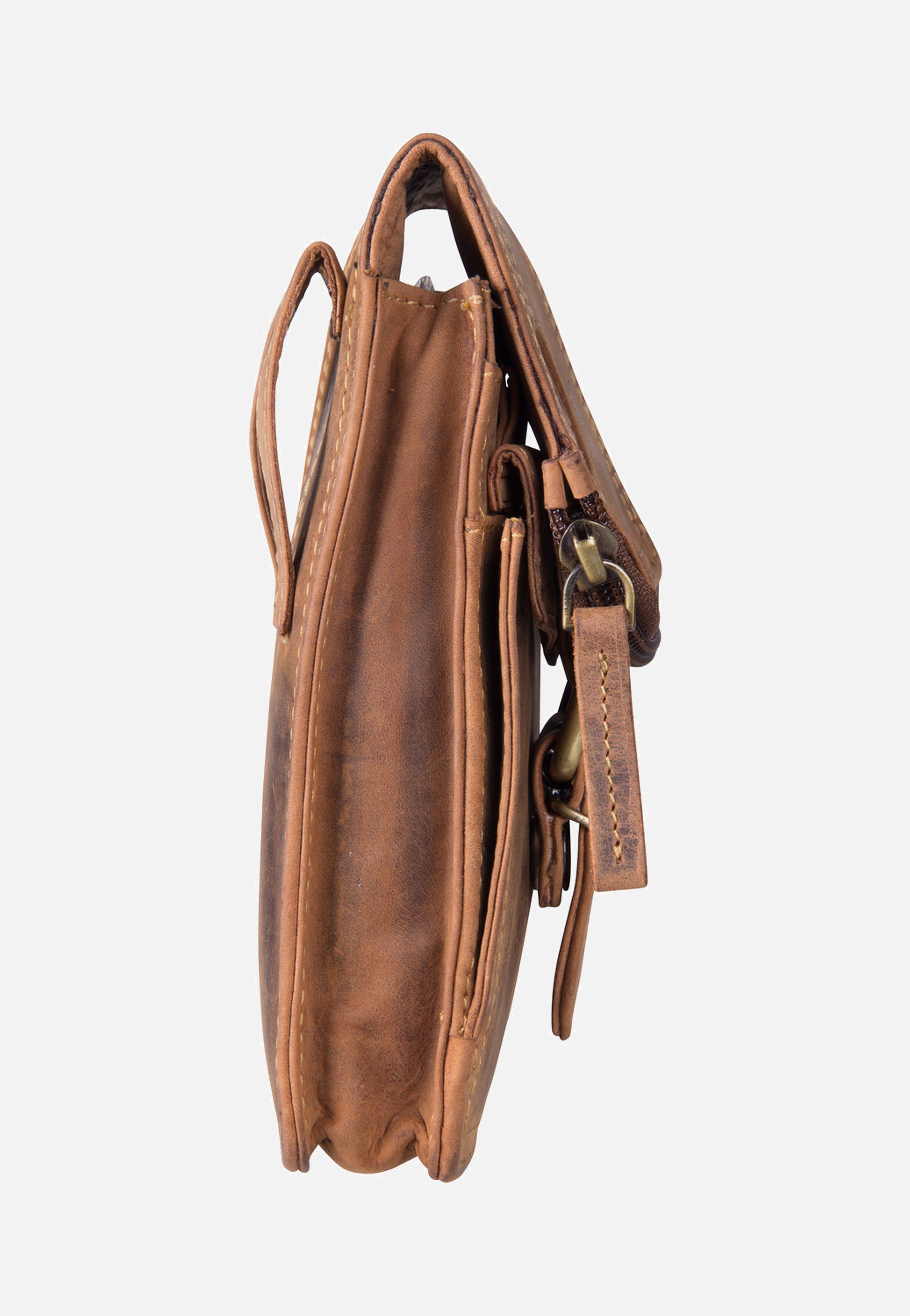 Greenburry - Vintage 326M RV-Gürteltasche XL Sattelbraun - Fanny Pack | Neutral-Image