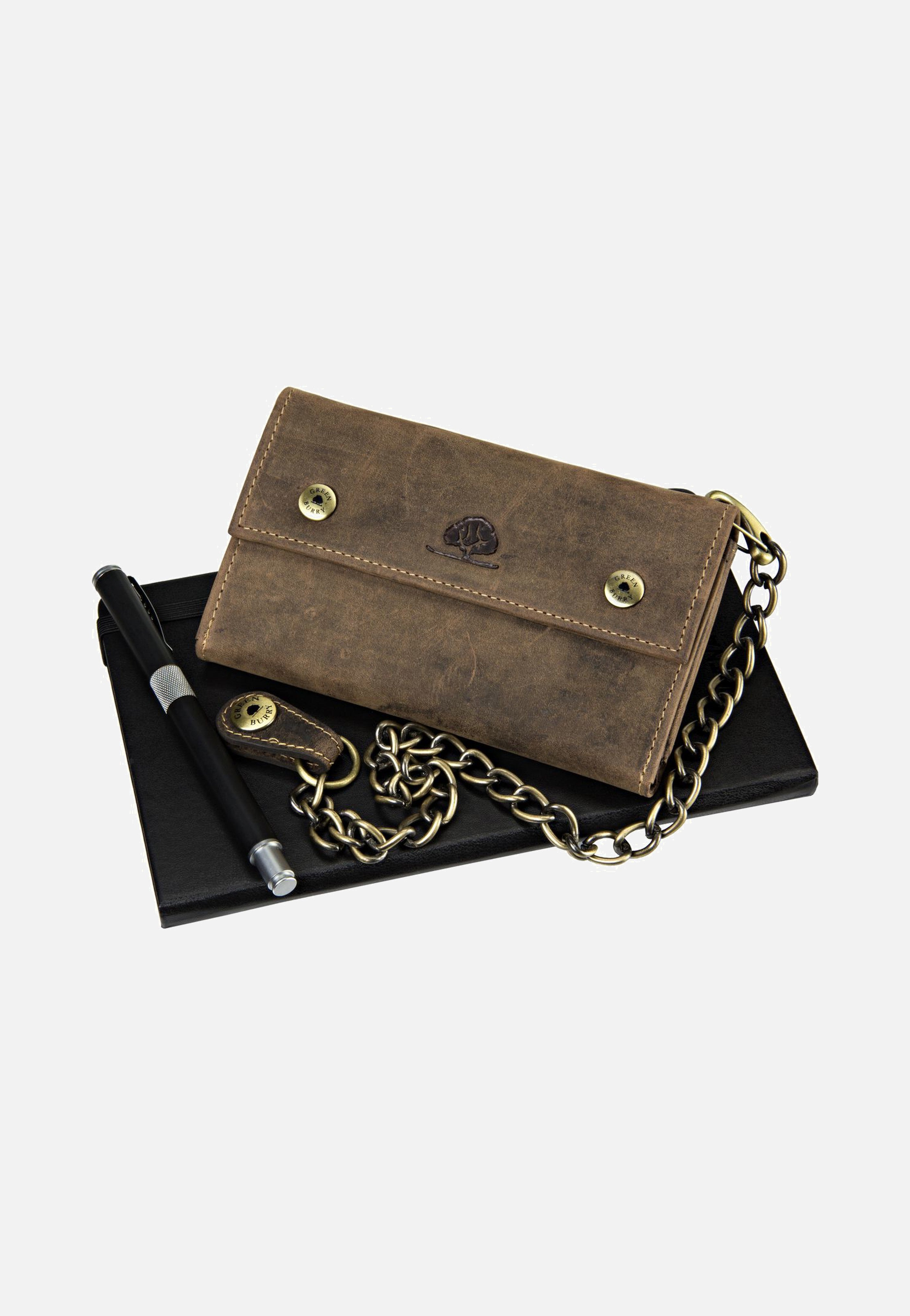 Greenburry - Vintage Bikerbörse Sattelbraun - Wallet | Men-Image